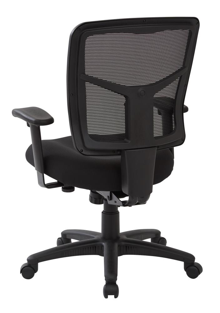 Office Star Products Work Smart Black Contemporary Adjustable Height ...