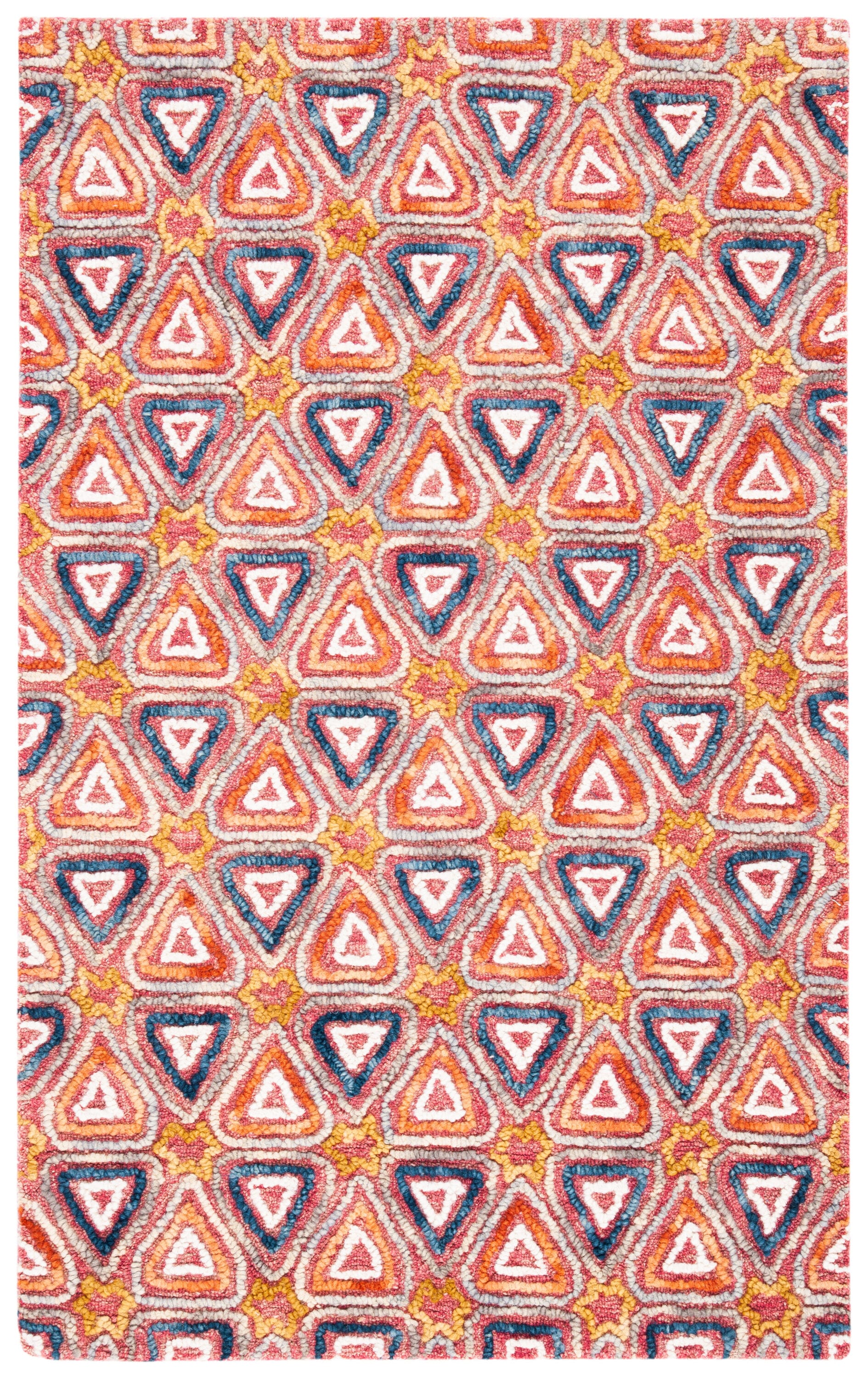 Trace 514Q Red Navy 3in x 5in Rug