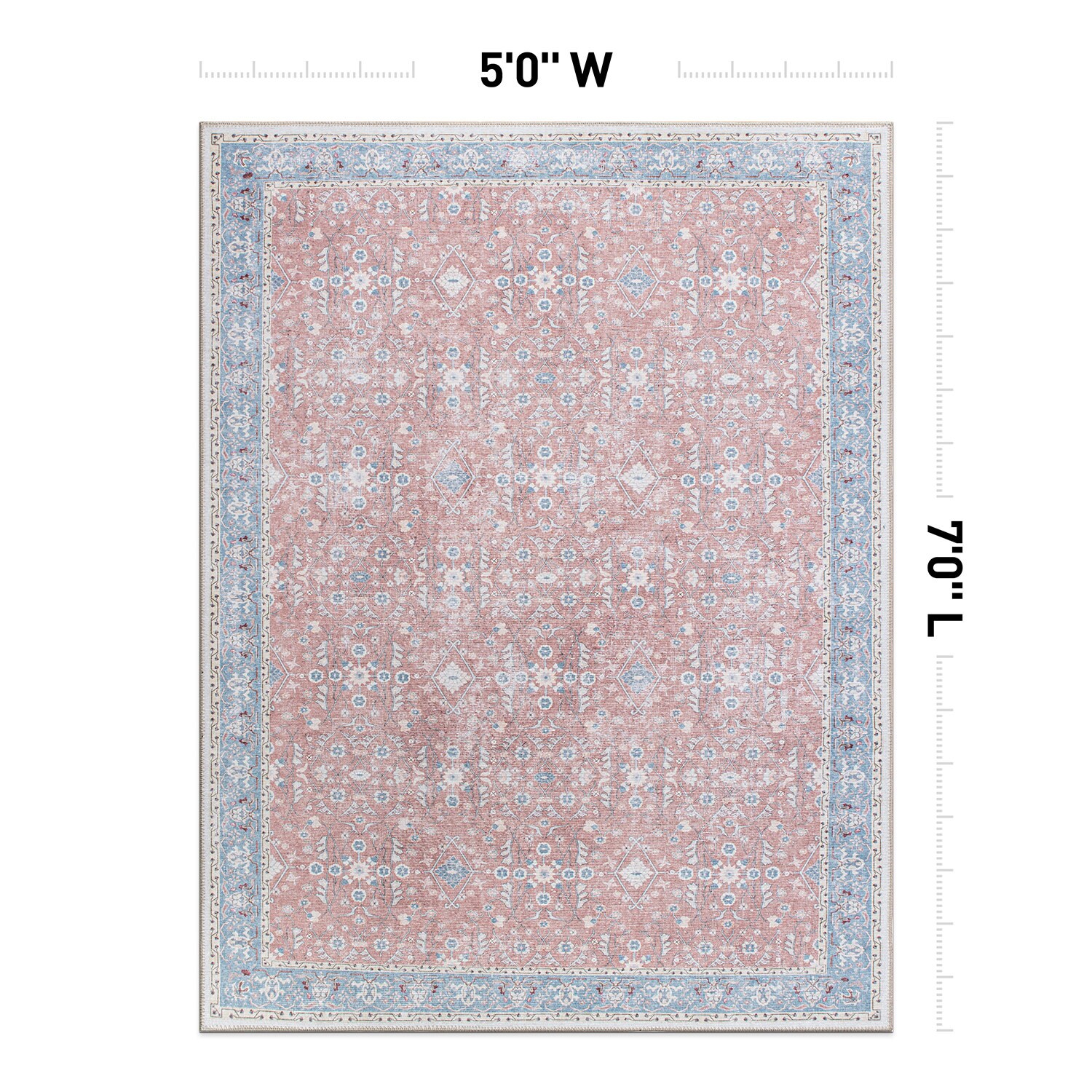 World Rug Gallery 5064RUST5X7 rugs - View #4