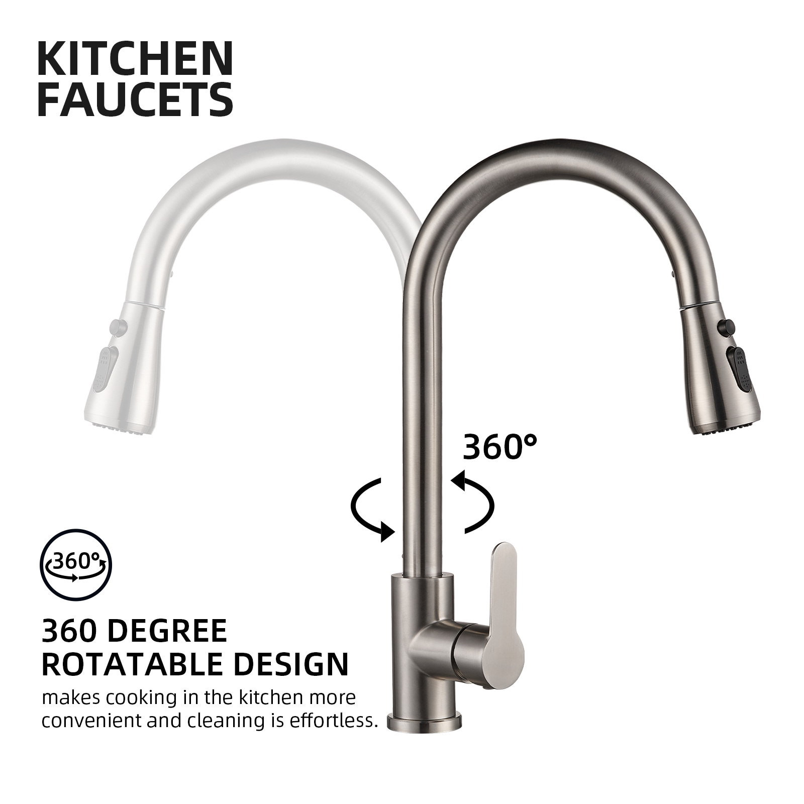 Zalerock L2KF52 Kitchen-Faucets - View #3