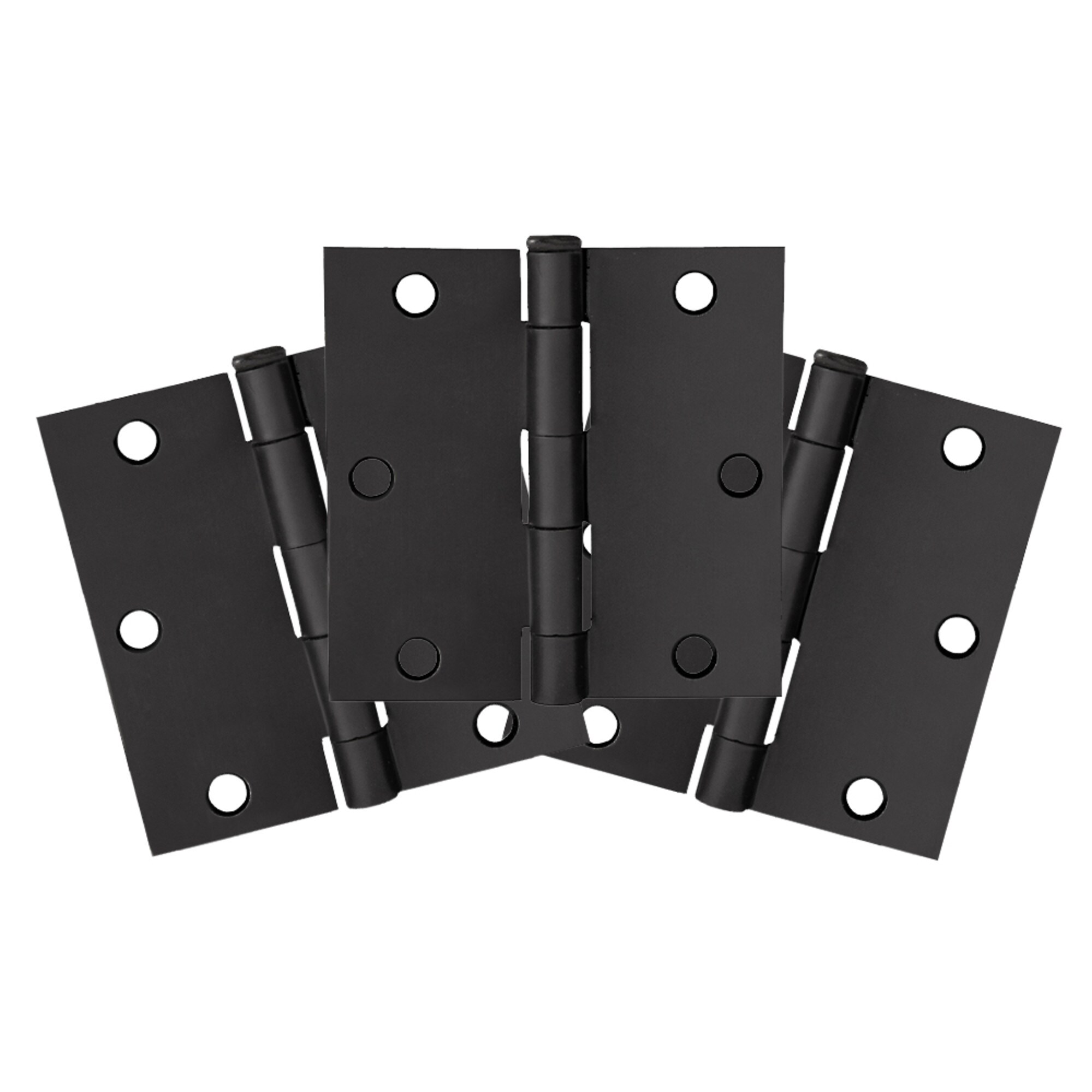 ***NEW***       100 pack steel black 3 1/2 inches Decorative Hinges 