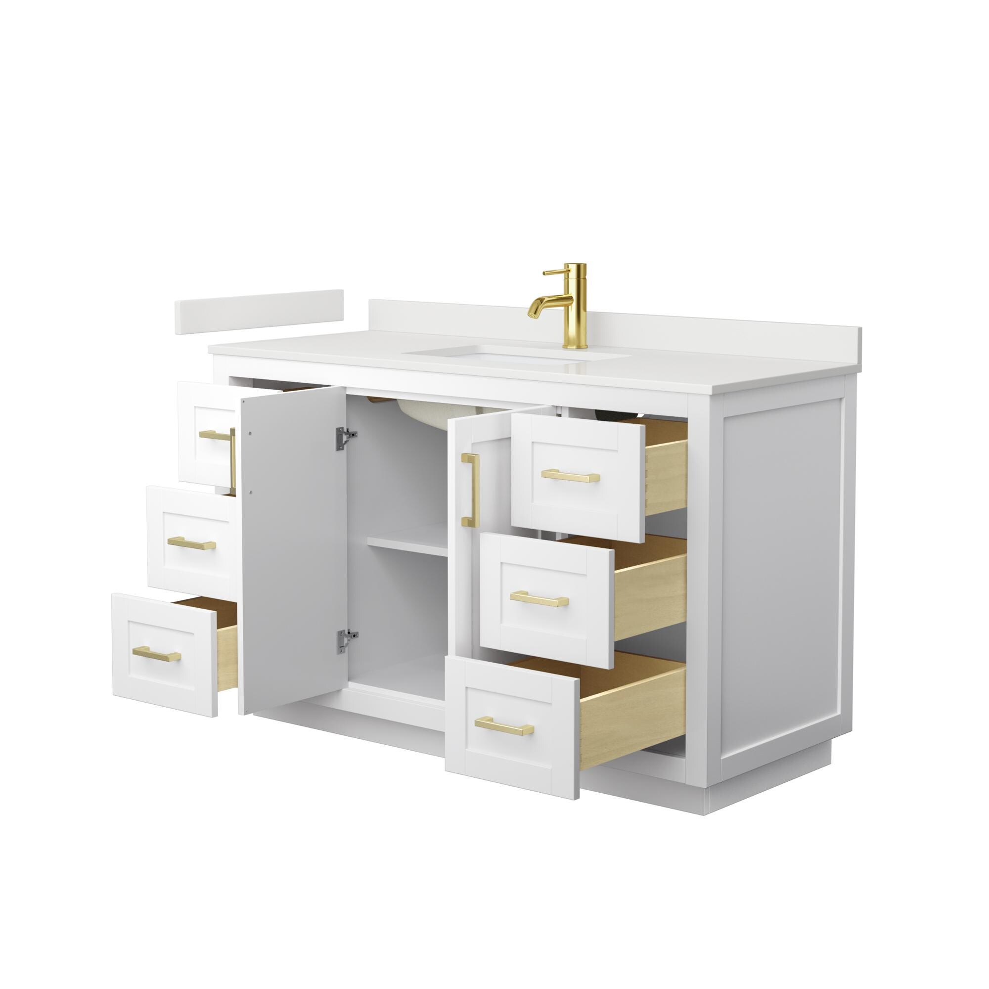 Wyndham Collection WCF292954SWGWQUNSMXX Bath-Vanity-Combo - View #3