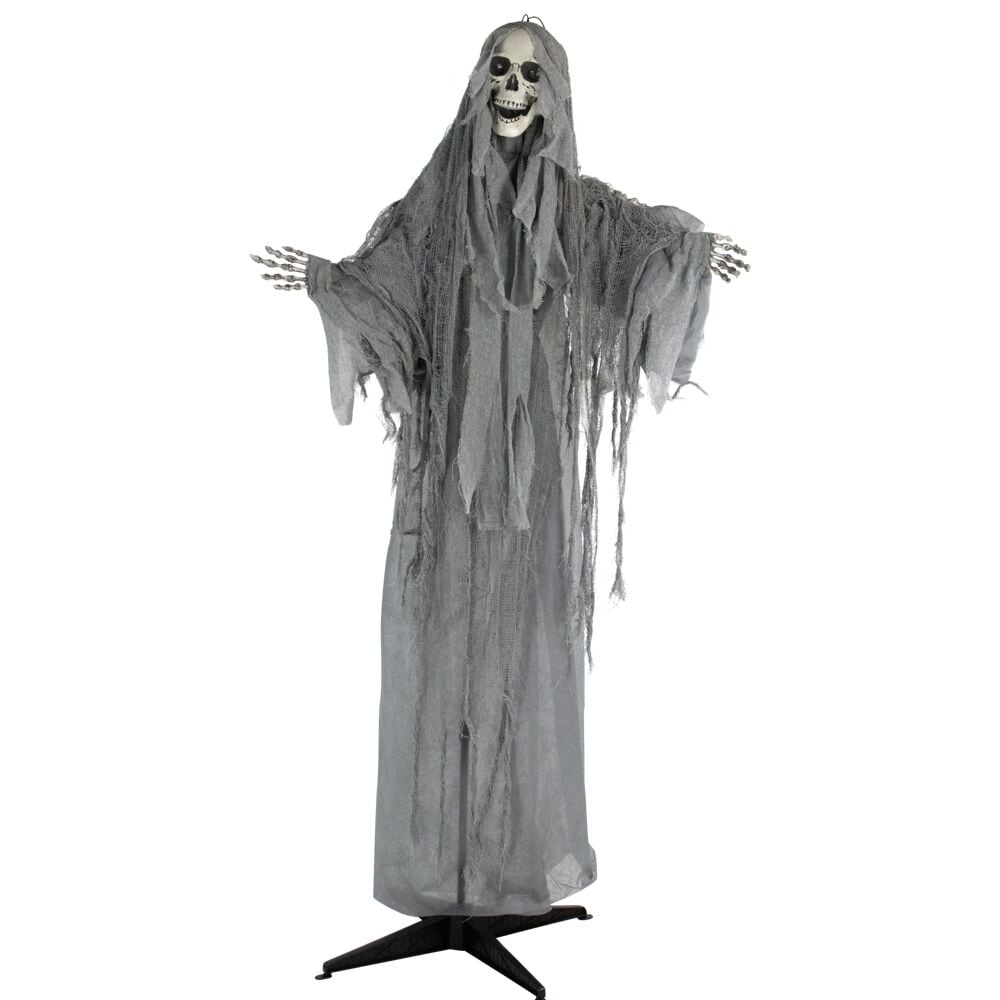 Haunted Hill Farm 5.92-ft Freestanding Moaning Lighted Reaper ...