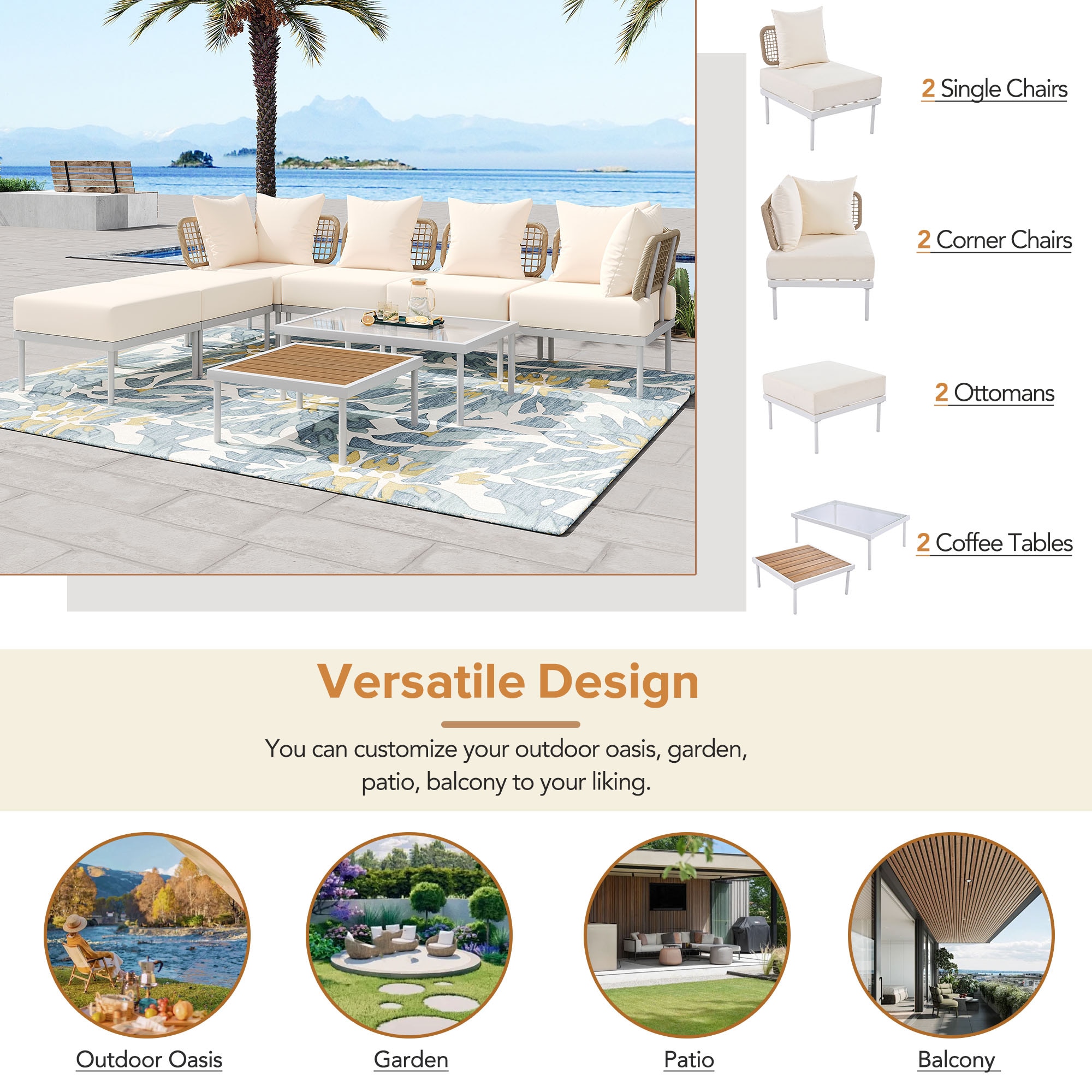 ModernLuxe L-TM000003AAA Patio-Conversation-Sets - View #4