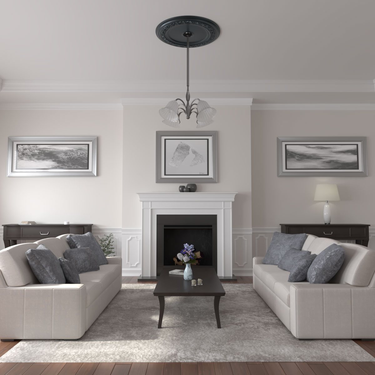 Ekena Millwork CM41CANSF Ceiling-Medallions - View #4