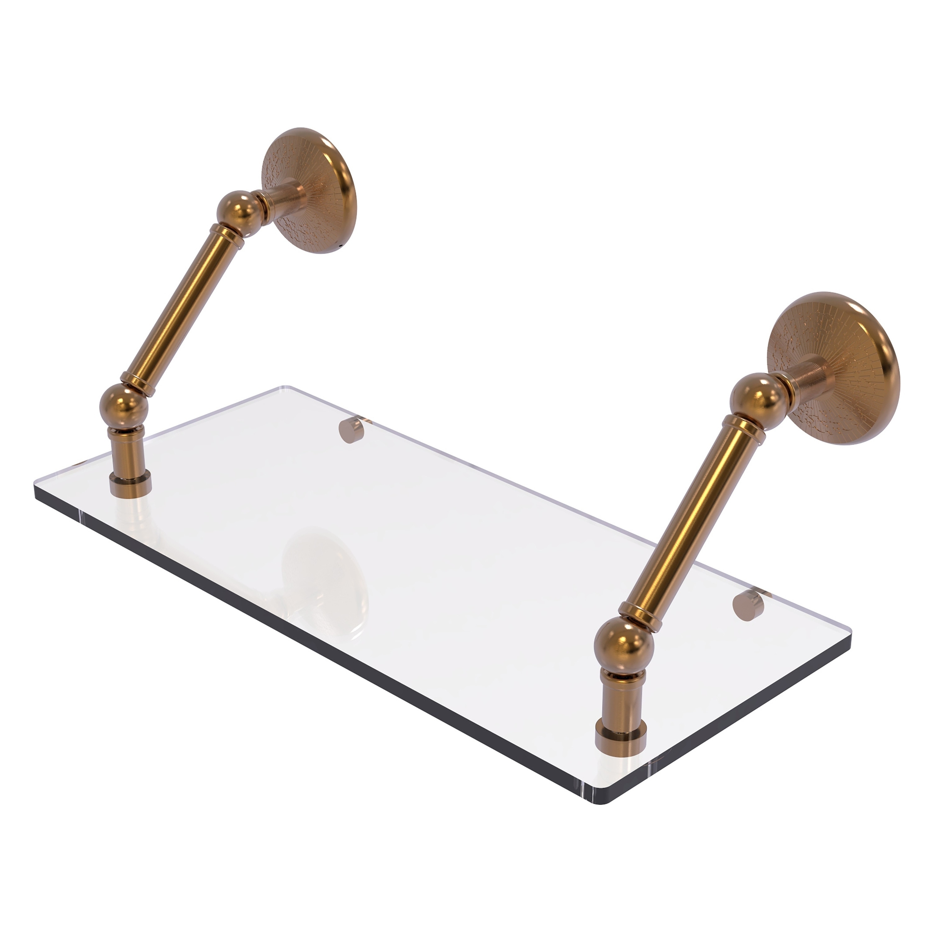 Allied Brass PMC-1-18-BBR Prestige Monte Carlo Brushed Bronze Wall mount Bathroom Shelf ( 18-in x 8-in x 8-in )