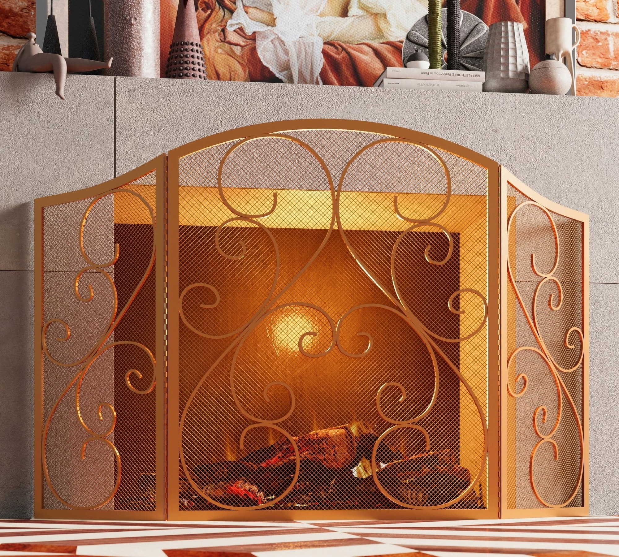 Misopily L05MS11007 Fireplace-Screens - View #3
