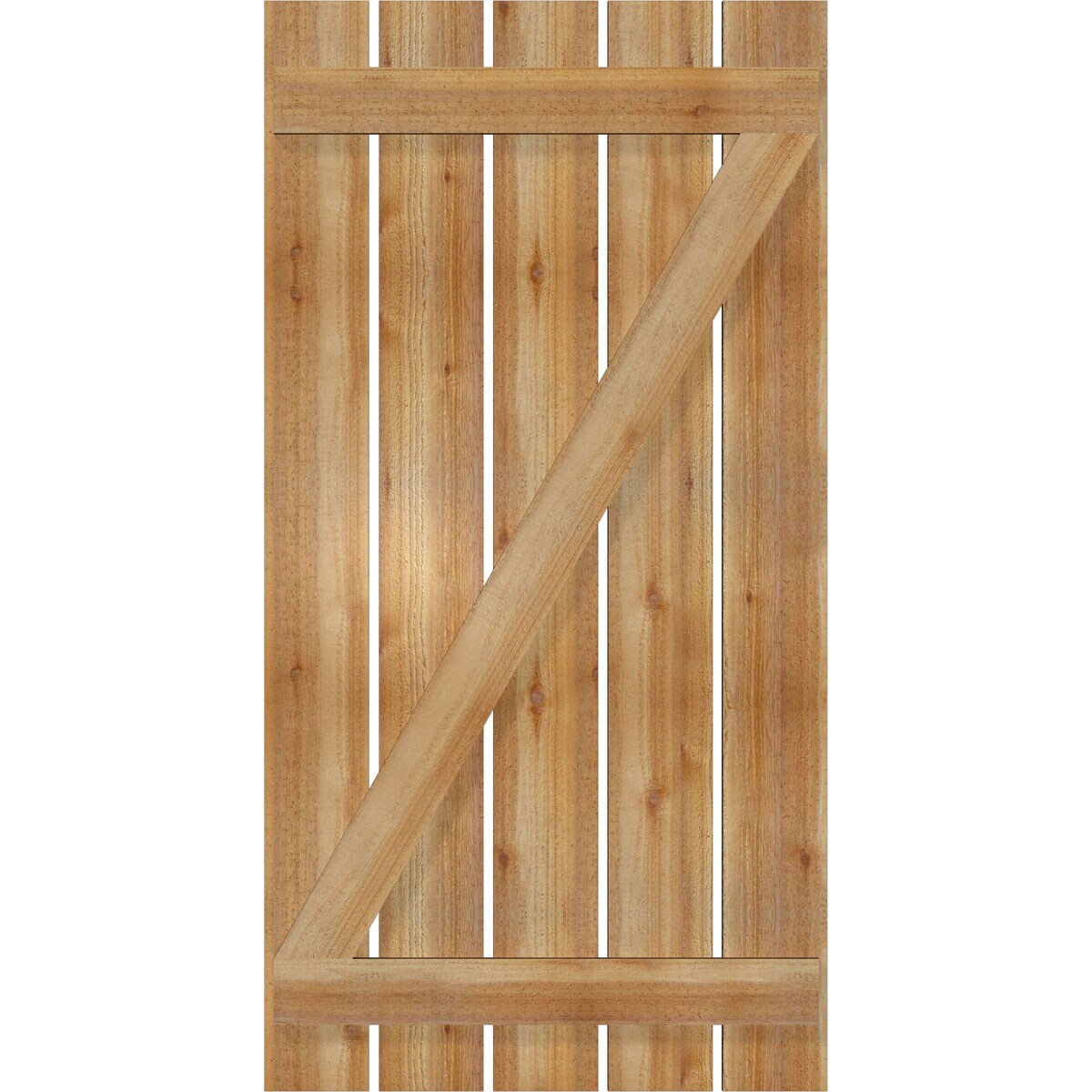 Ekena Millwork RBS06Z29X056RWR Exterior-Shutters - View #5