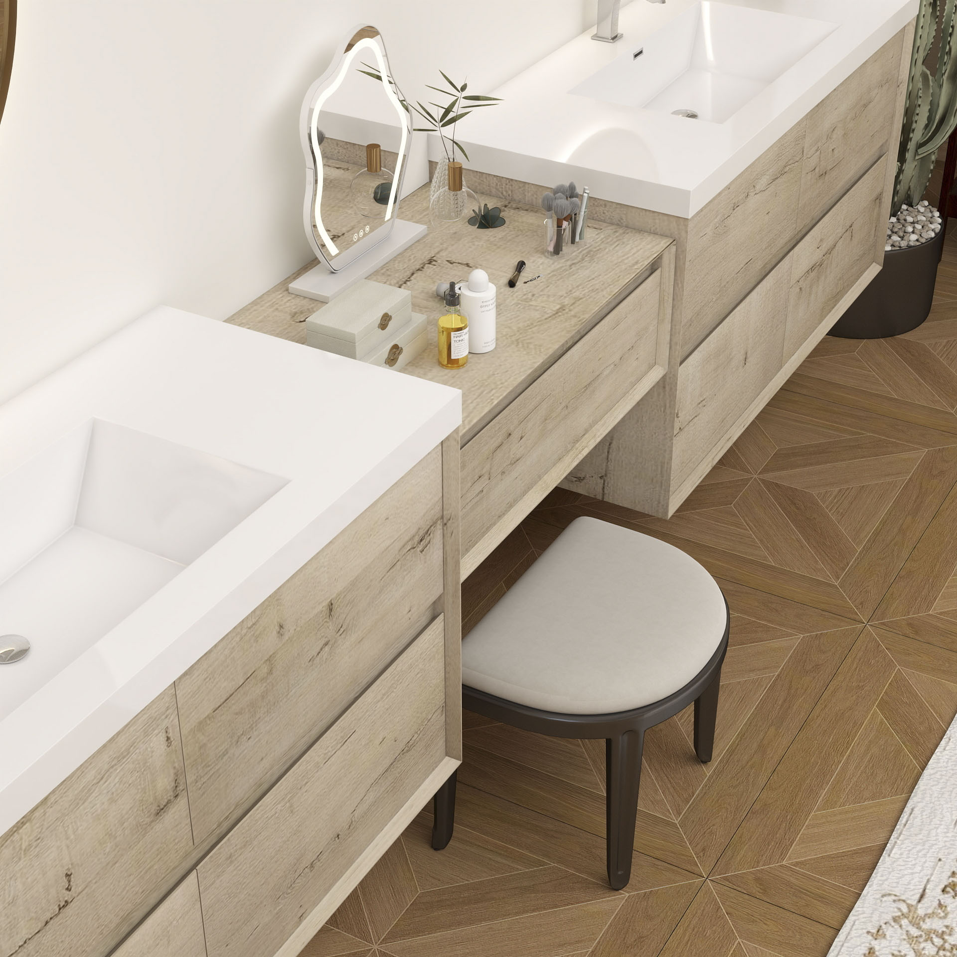 BV Better Vanity SLIM17-48+30+48-WO Bath-Vanity-Combo - View #6