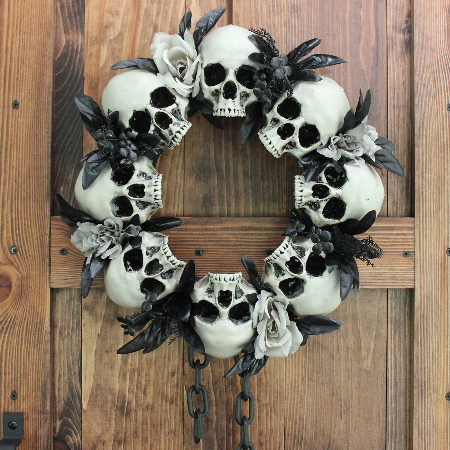 Haunted Hill Farm HHSKEL-9WRTH Artificial-Halloween-Wreaths - View #9