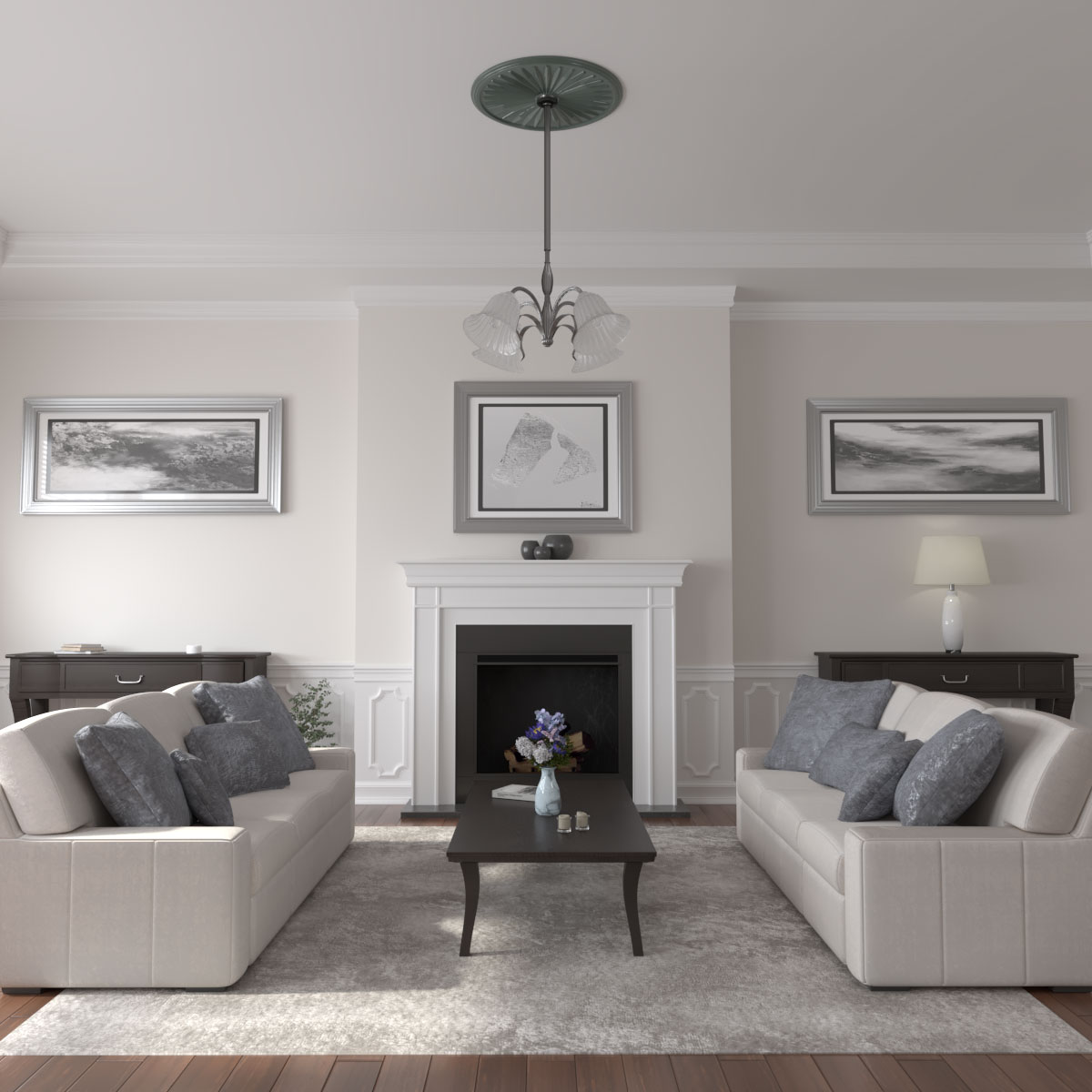Ekena Millwork CM33LECBF Ceiling-Medallions - View #4