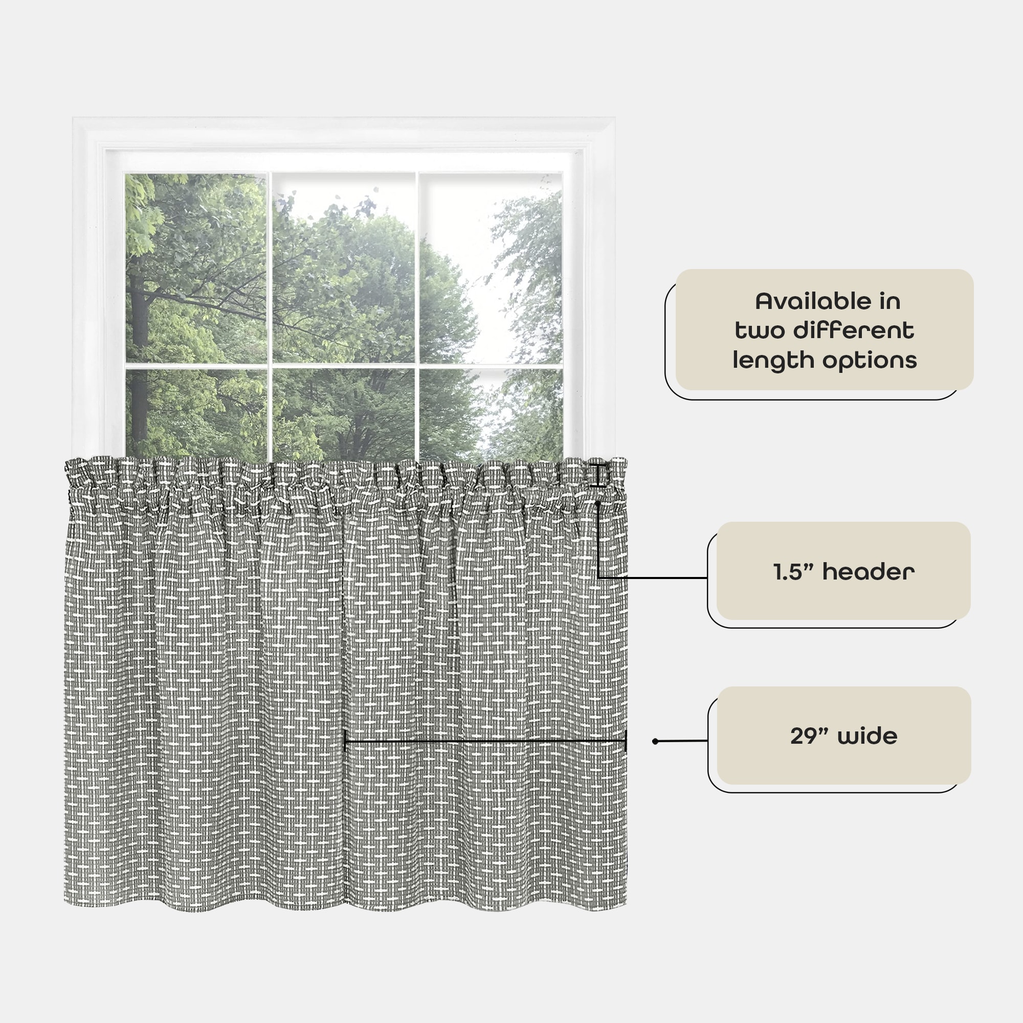 Achim BETR36GY12 valances - View #6
