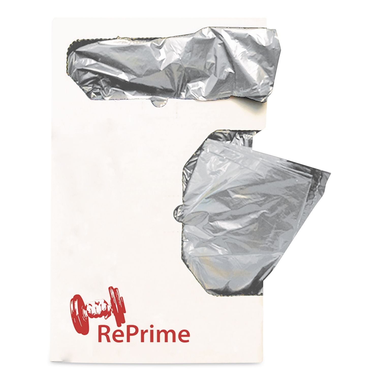 Heritage Right Sack Can Liners 56 gal 40.64 mic 44 in x 55 in Gray 100/Carton