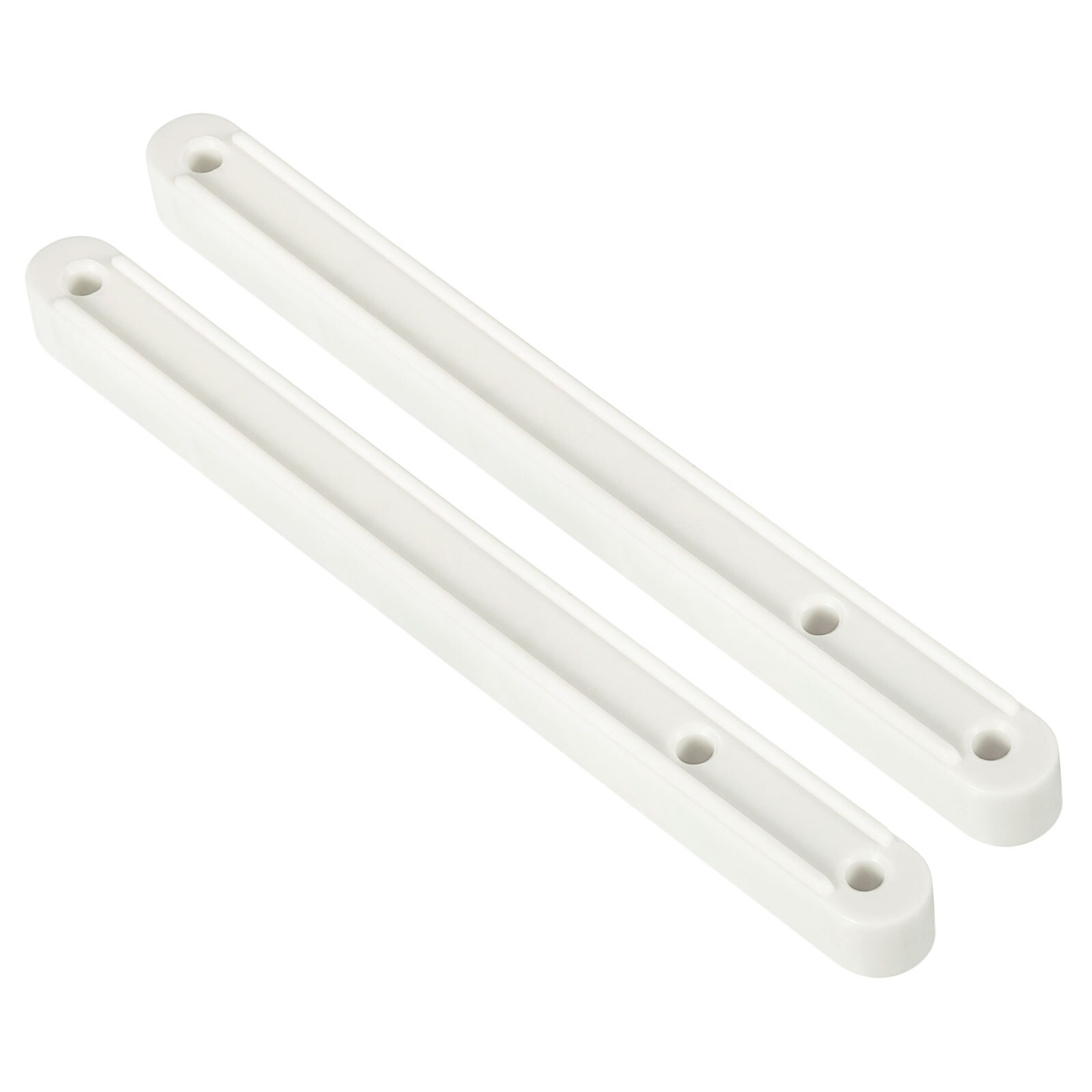 Unique Bargains Drawer Slides 2pcs 180mm - Plastic Drawer Rails Side ...