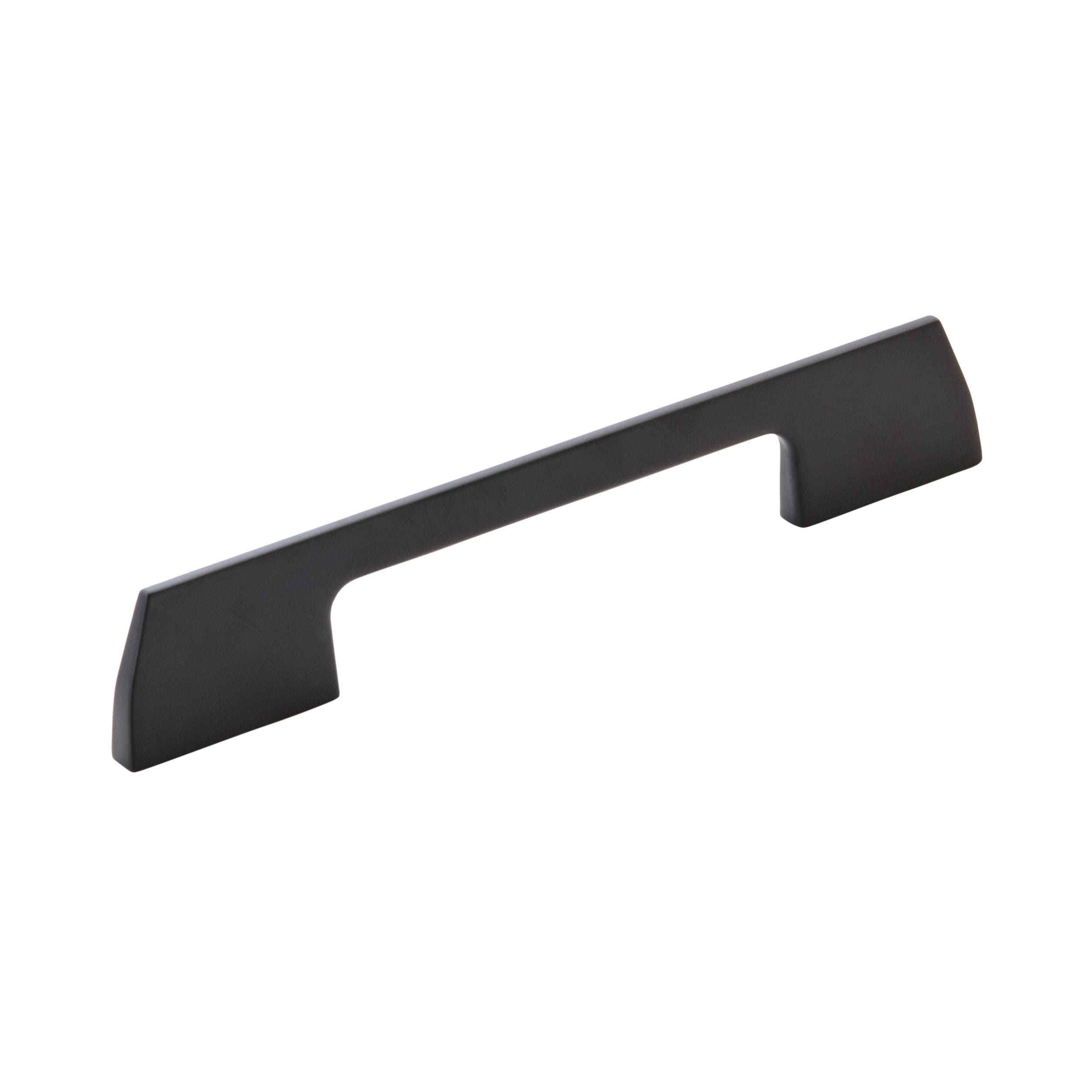 Amerock 10VMP37301MB Angle 5-1/16-in , 128mm Center to Center Matte Black Arch Handle Drawer Pulls 10 -Pack