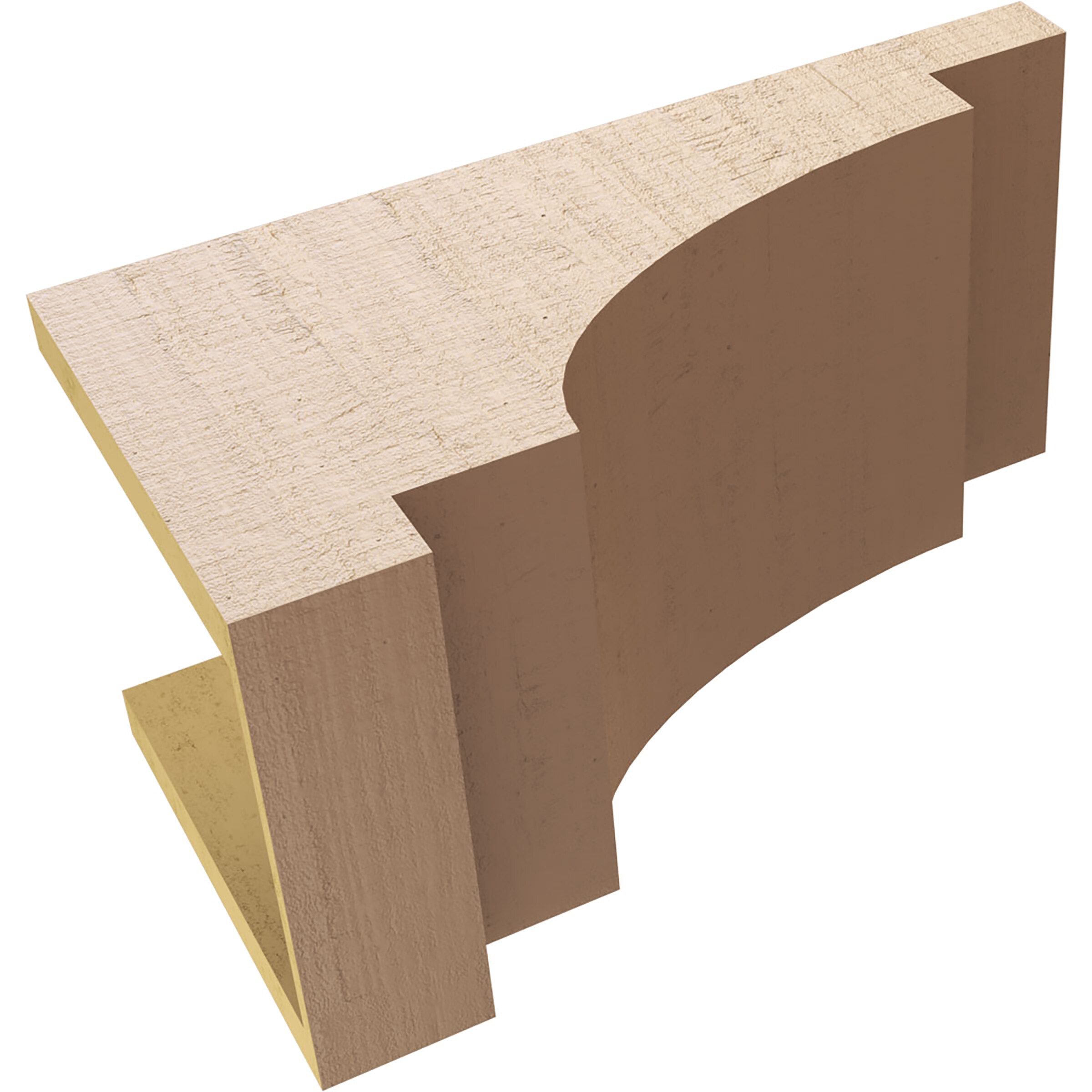 Ekena Millwork CORU09X18X09MEDRCPR corbels - View #6