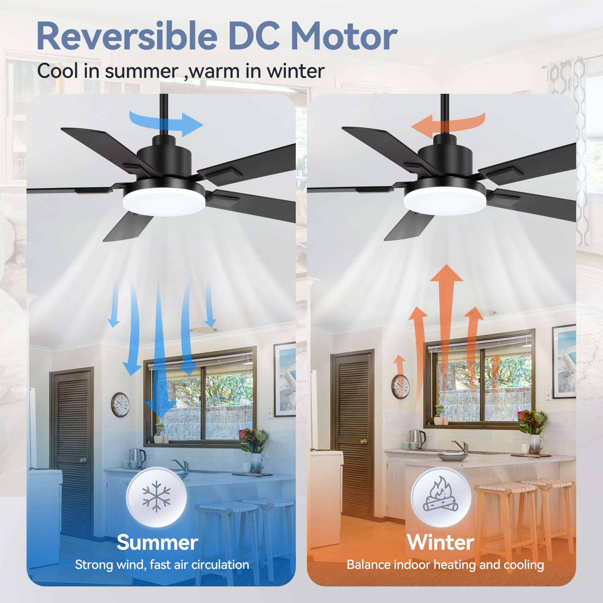 Breezary 33006-GD Ceiling-Fans - View #5
