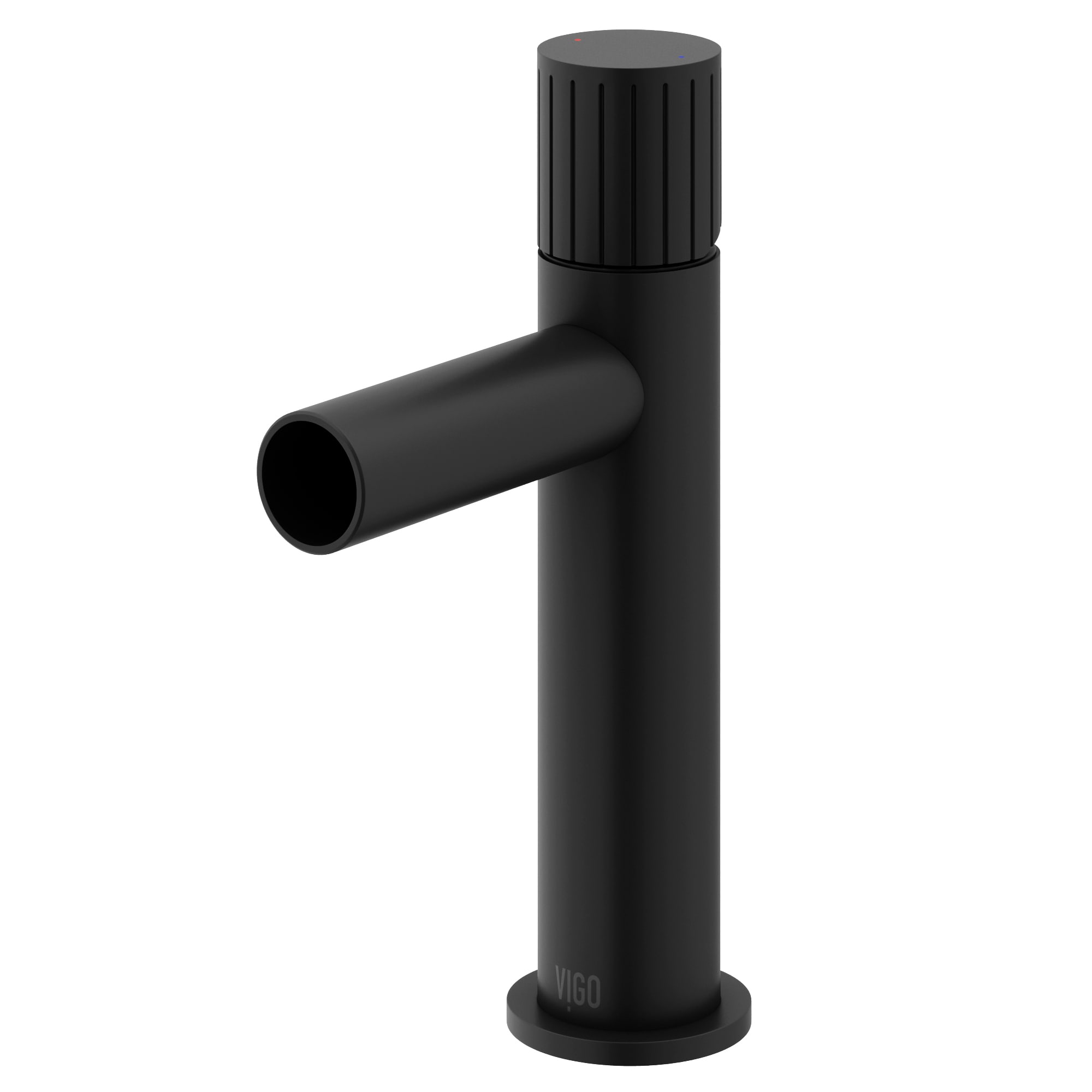 VIGO VG01052MB Ashford Matte Black Single hole 1-handle WaterSense High-arc Commercial/Residential Handle Bathroom Sink Faucet