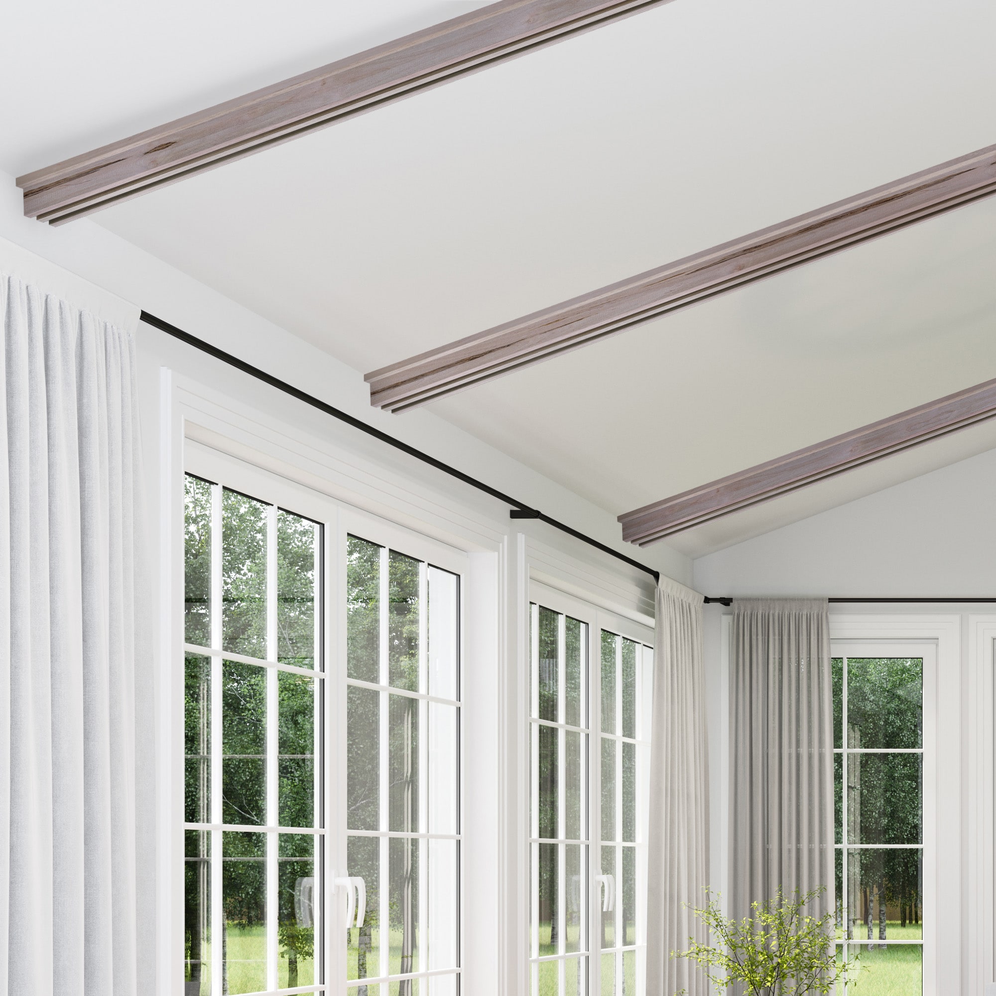 Ornamental Mouldings BEAMRUS03-92SMP5X3 Faux-Beams - View #2