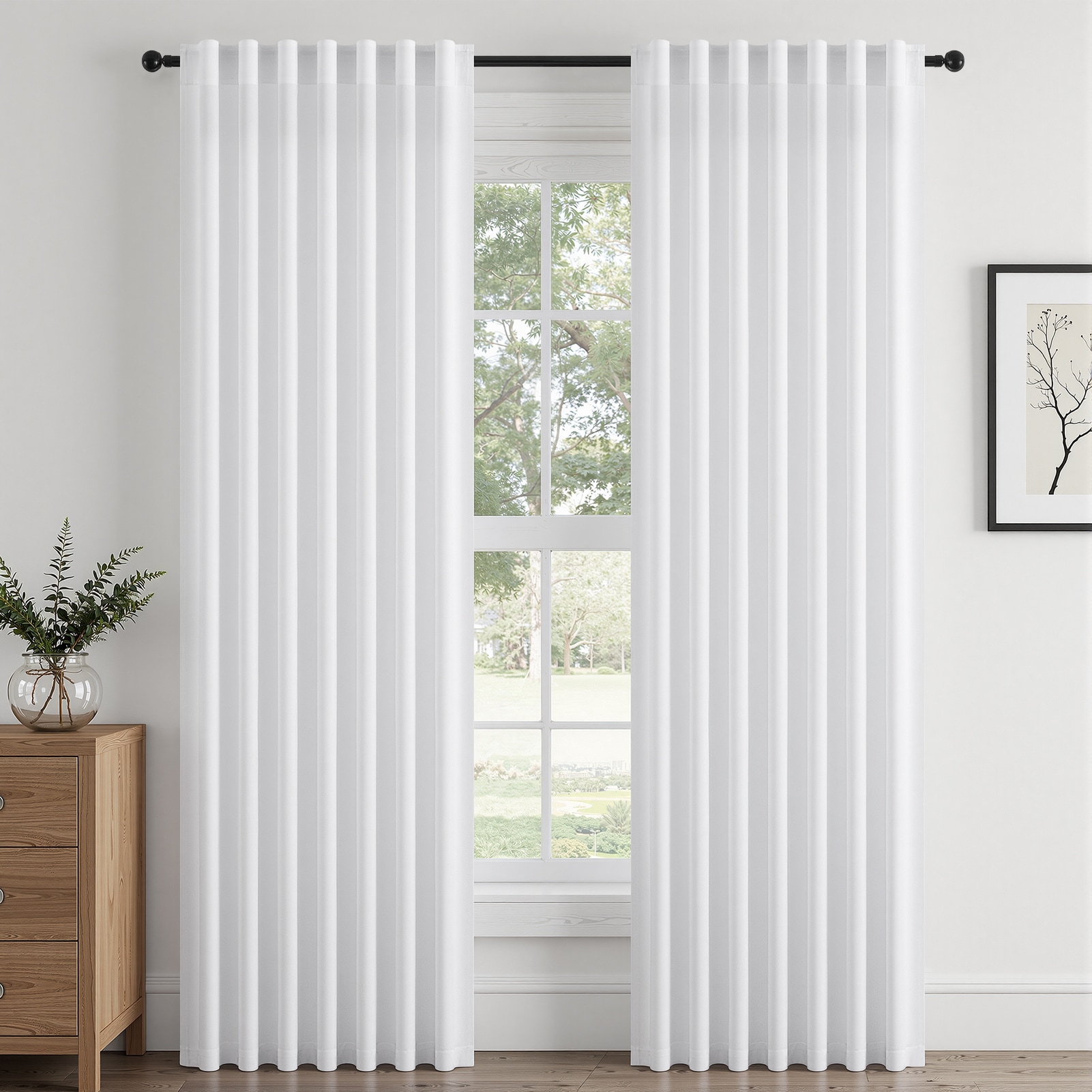 Topfinel 227RB WHITE 52X84 curtains - View #4
