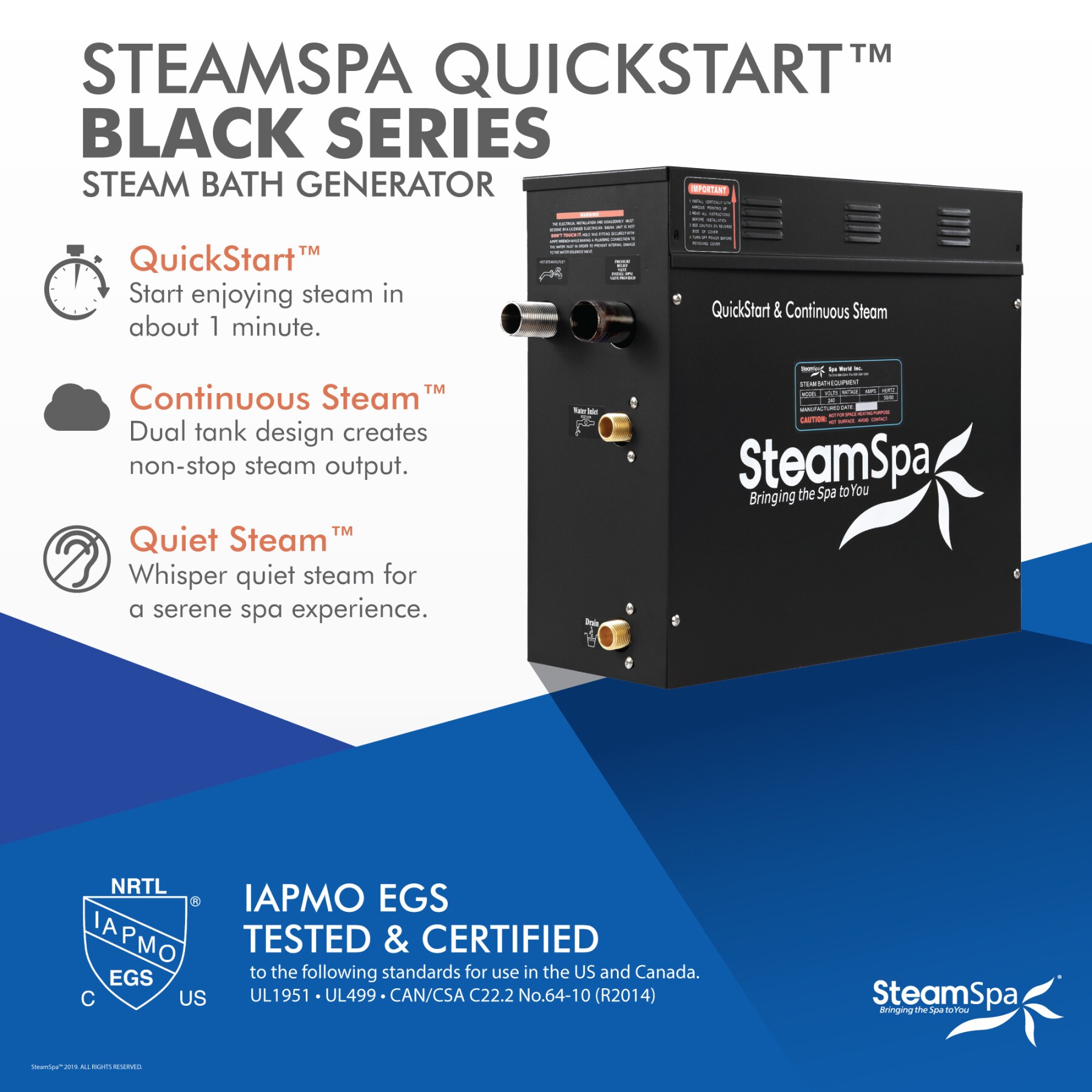 SteamSpa BKT450MK-A Steam-Showers - View #8