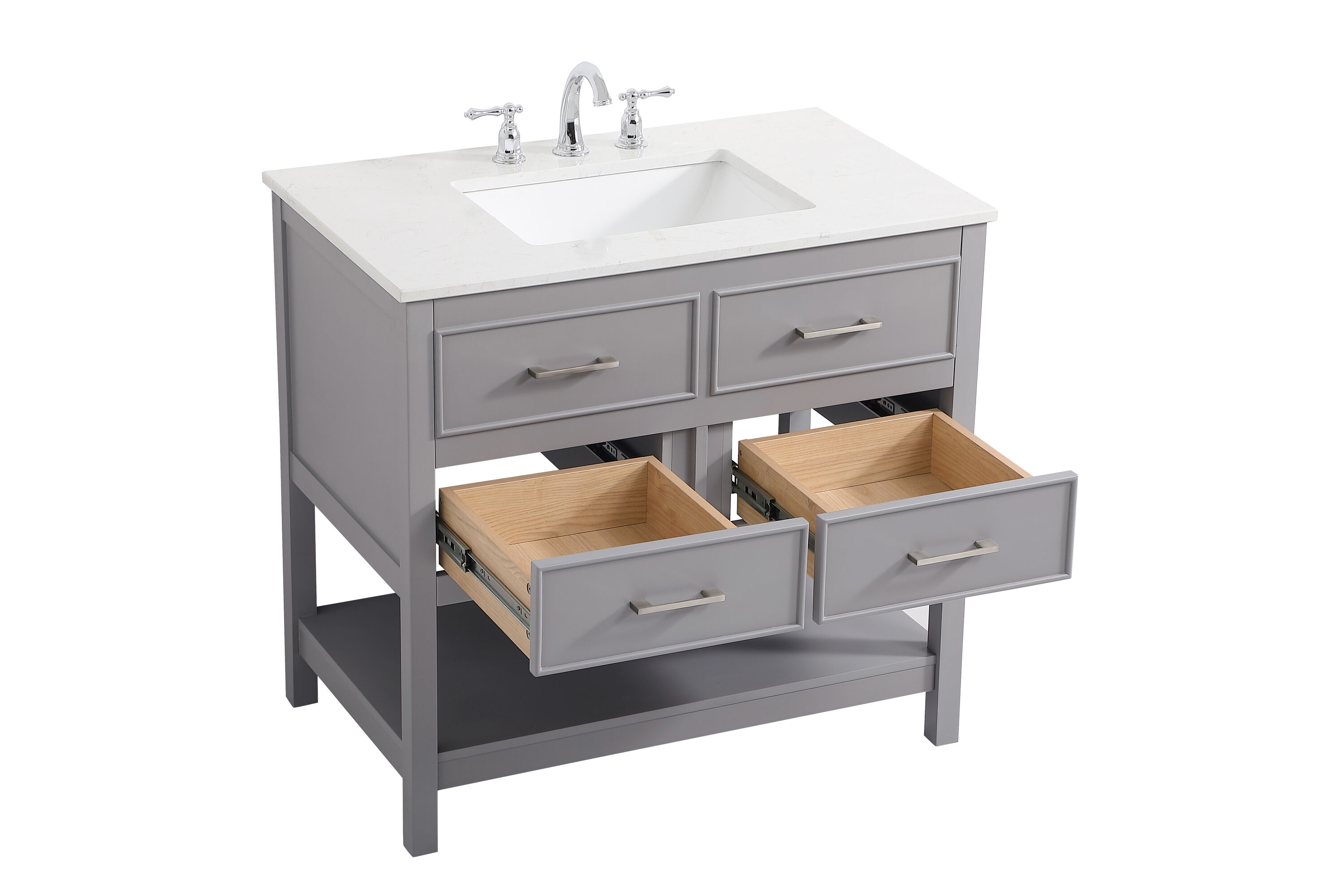 Elegant Decor HF57108GR Bath-Vanity-Combo - View #9