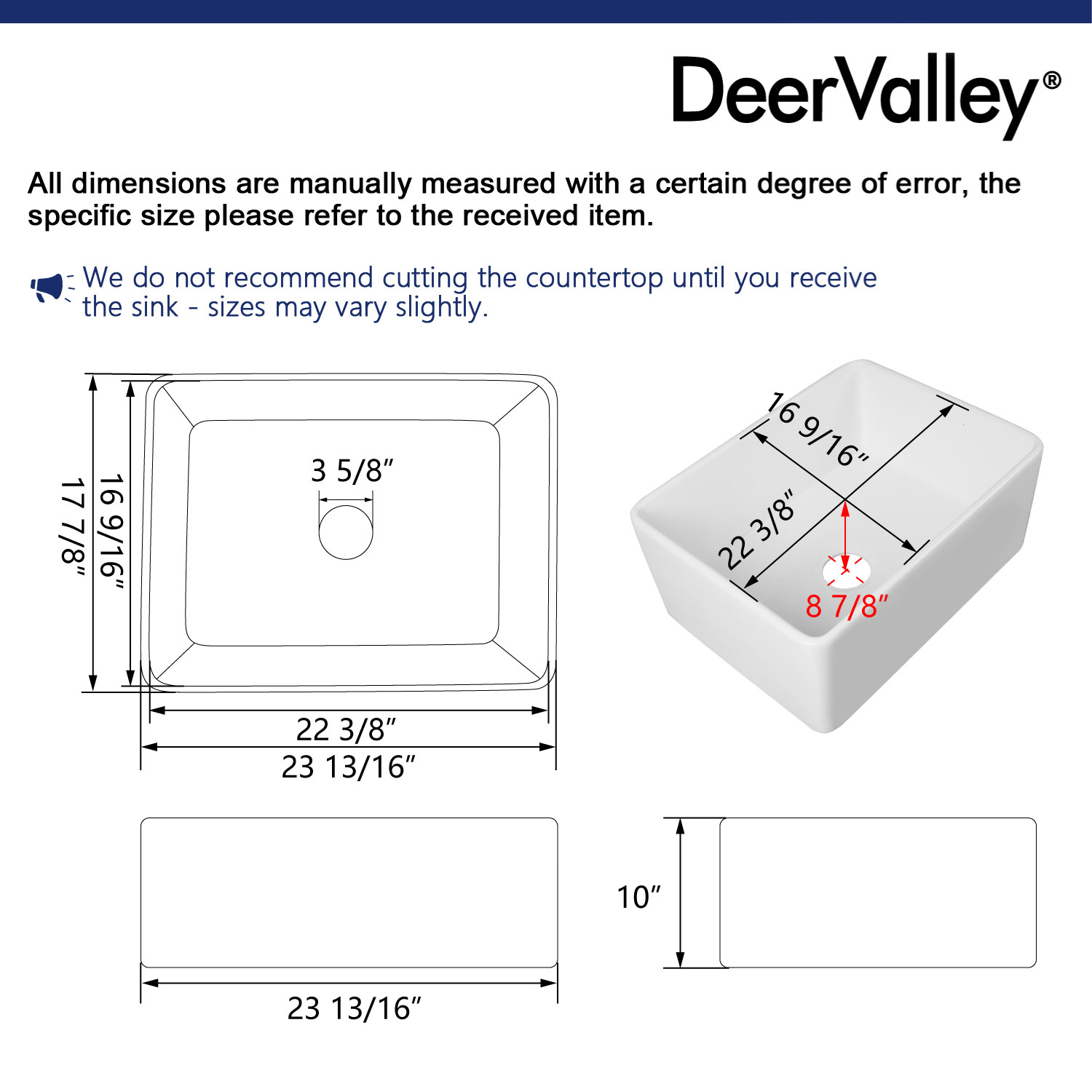 DeerValley DV-1K501 Kitchen-Sinks - View #12