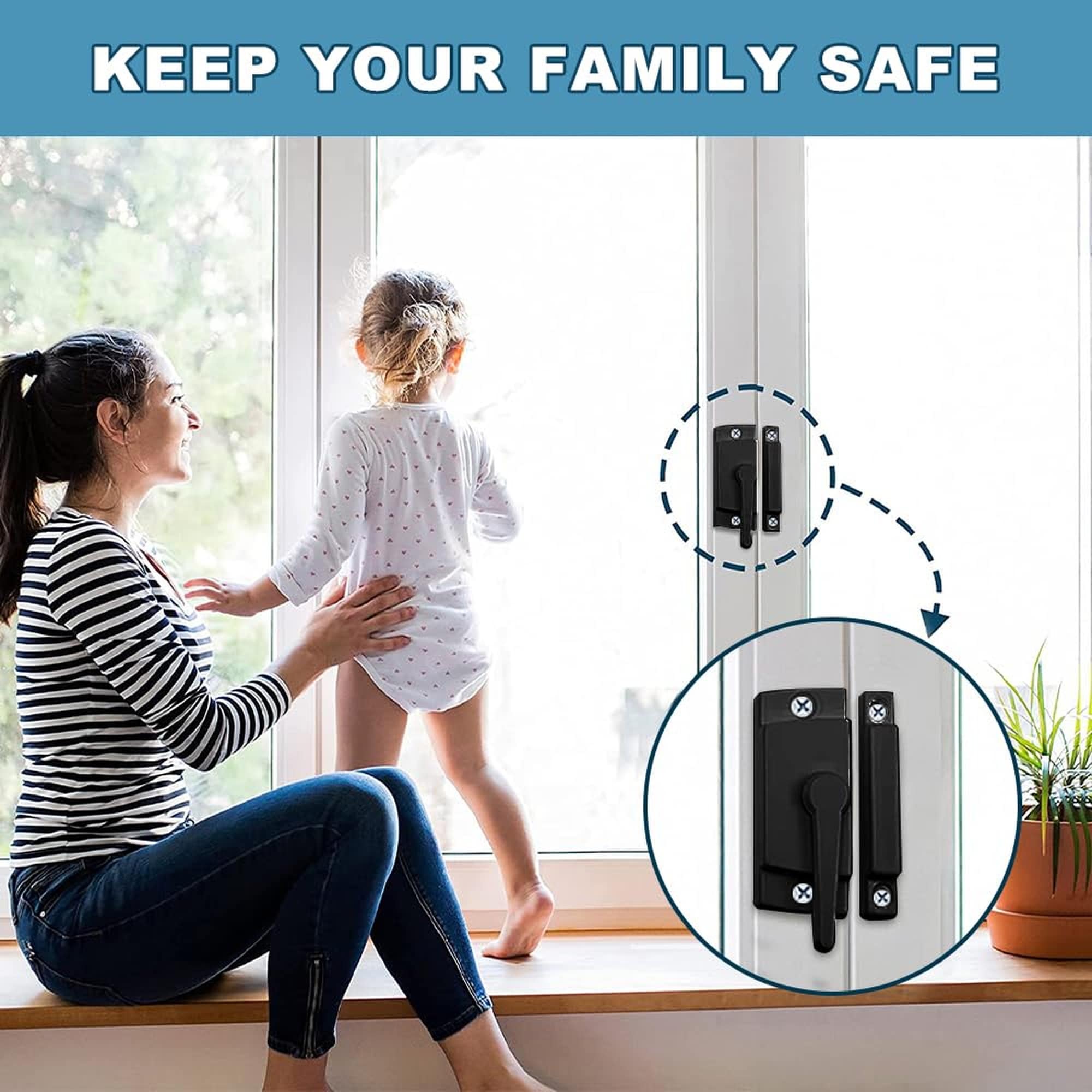 Numhew NHBEN539088 Horizontal-Sliding-Window-Sash-Locks - View #6