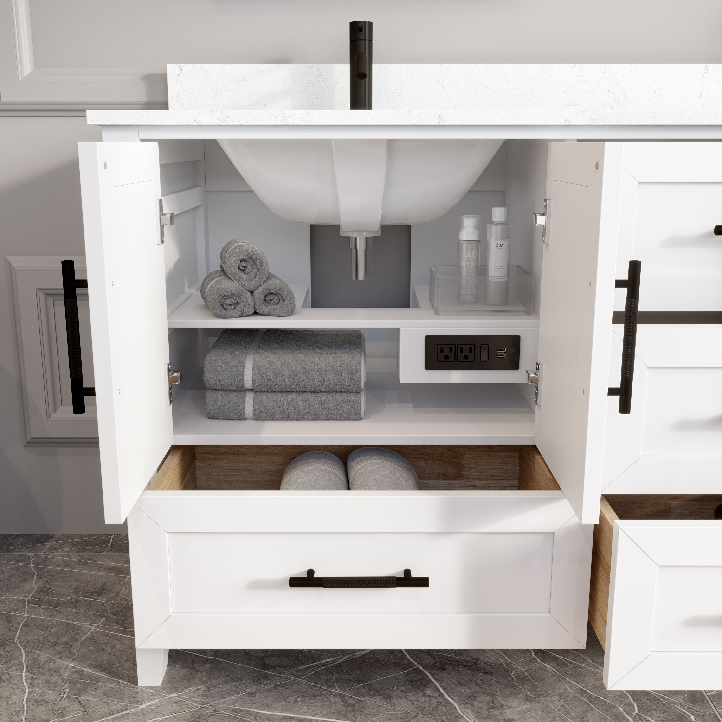 Spa Bathe HU72WH Bath-Vanity-Combo - View #6