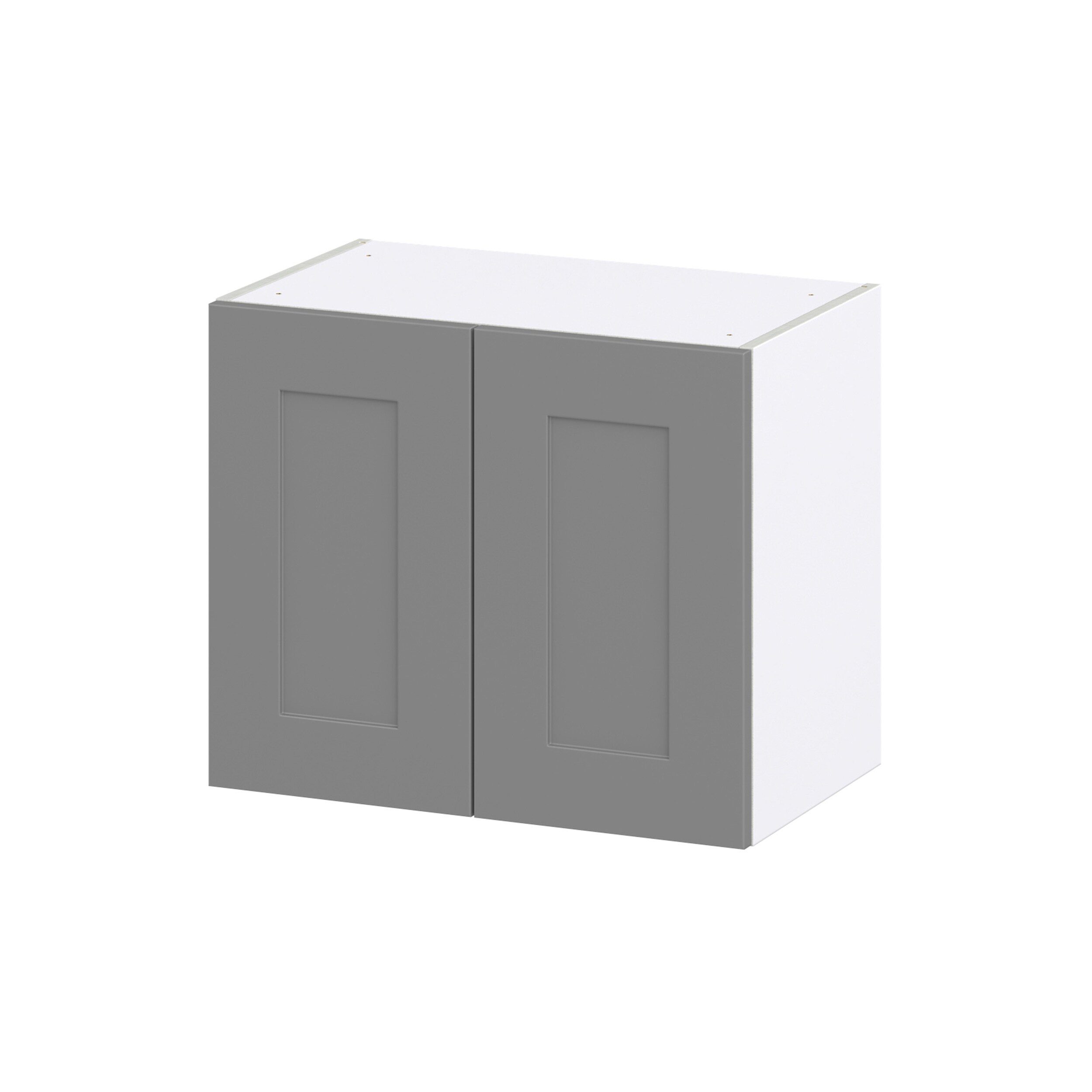 Hugo&Borg Beaumont 24-in W x 20-in H x 24-in D Slate Gray Wall Fully Assembled Cabinet (Recessed Panel Shaker Door Style)