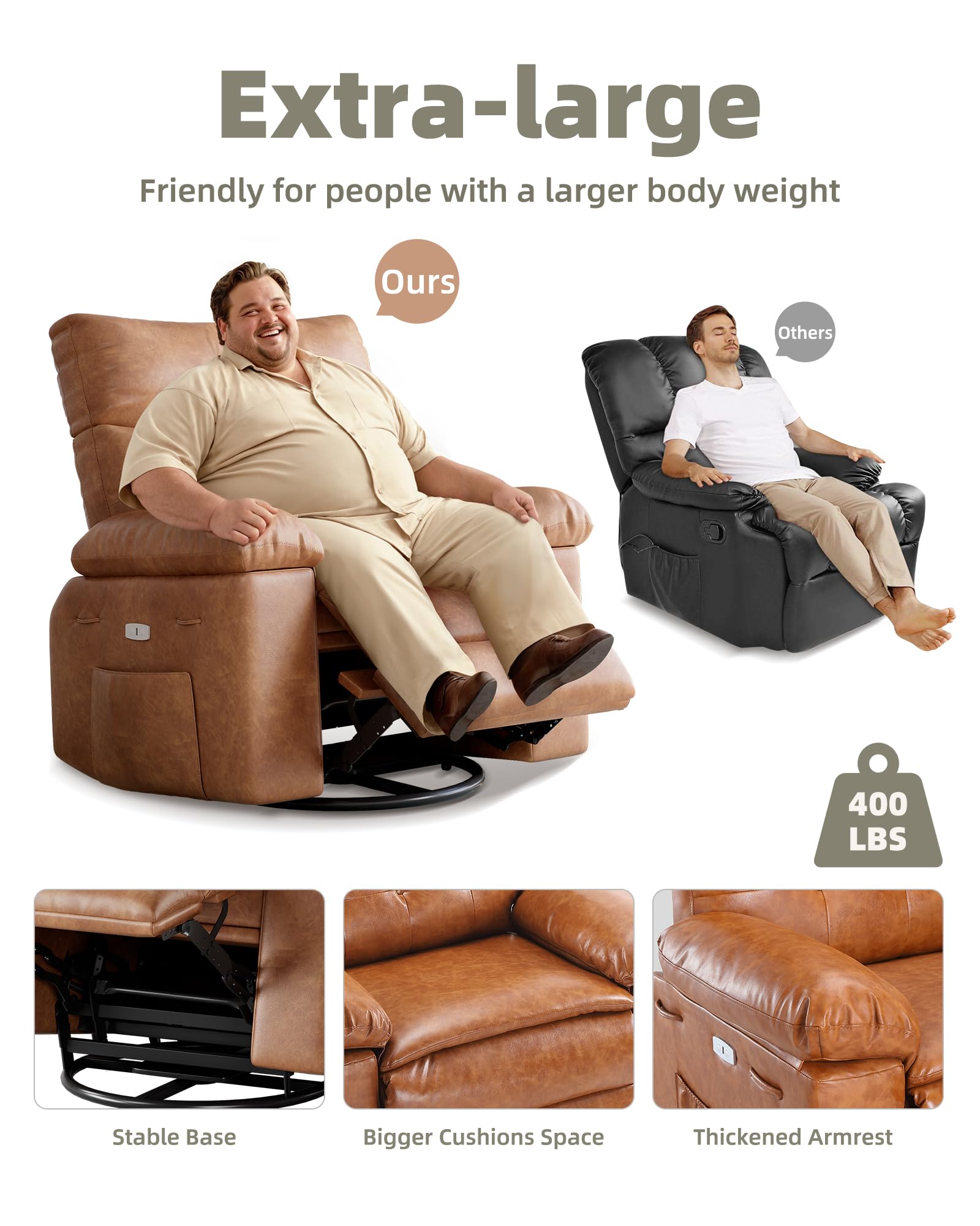 GarveeLife CLJ-ZDUE0VR39H4N4A recliners - View #4