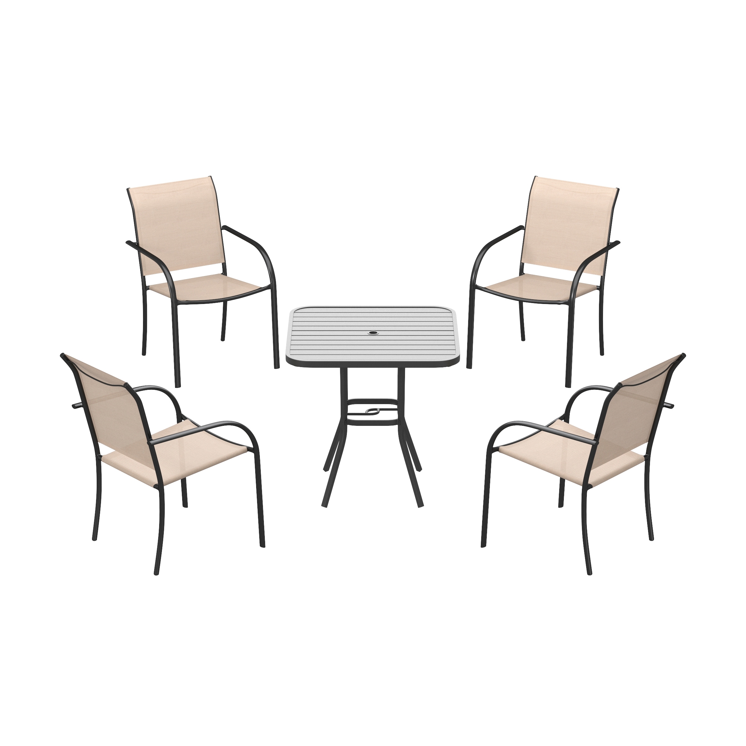 Pelham bay square on sale outdoor bistro table