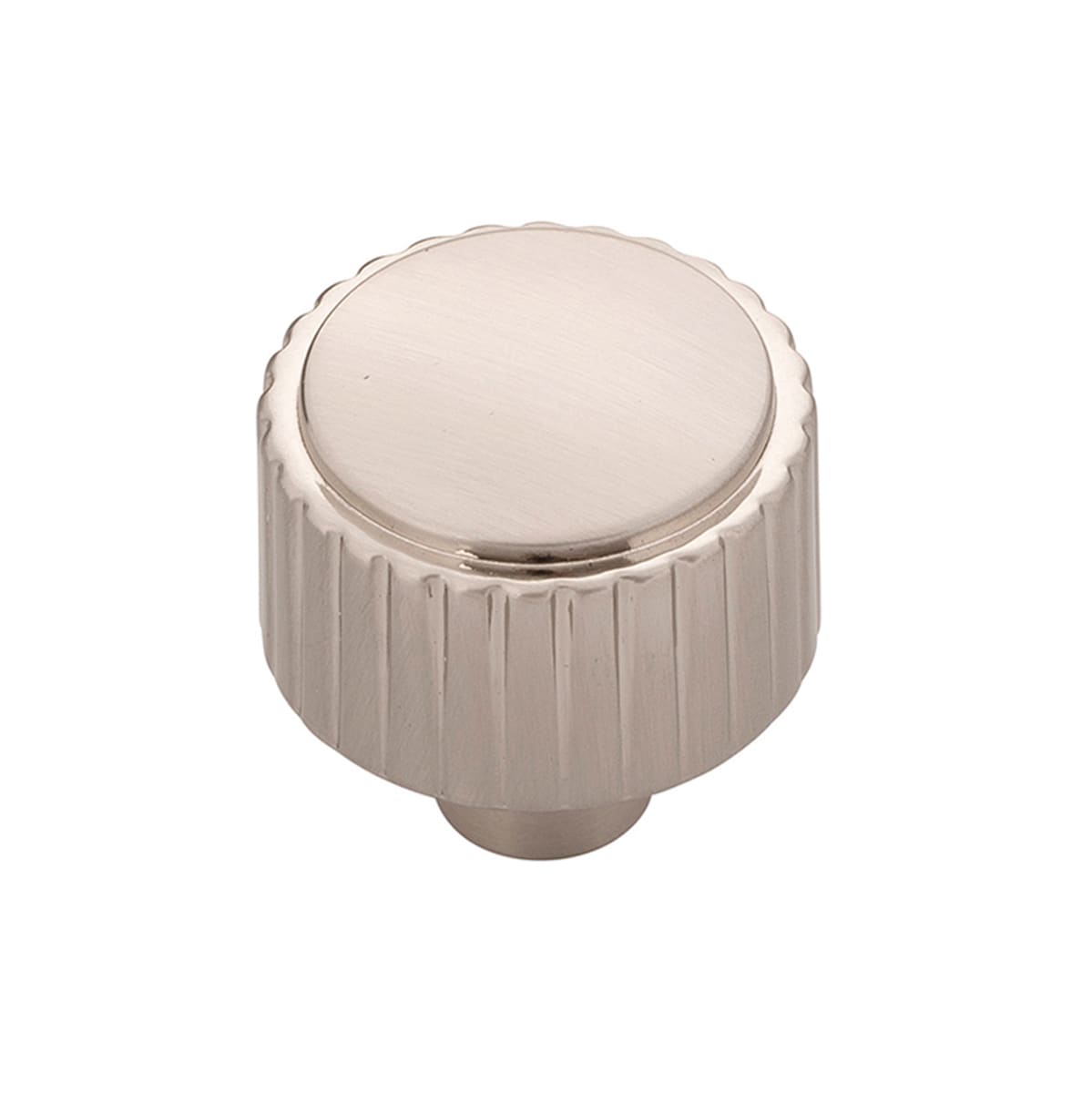 Belwith Keeler B076883-SN Sinclaire 1-1/4-in Satin Nickel Cylindrical Transitional Cabinet Knob