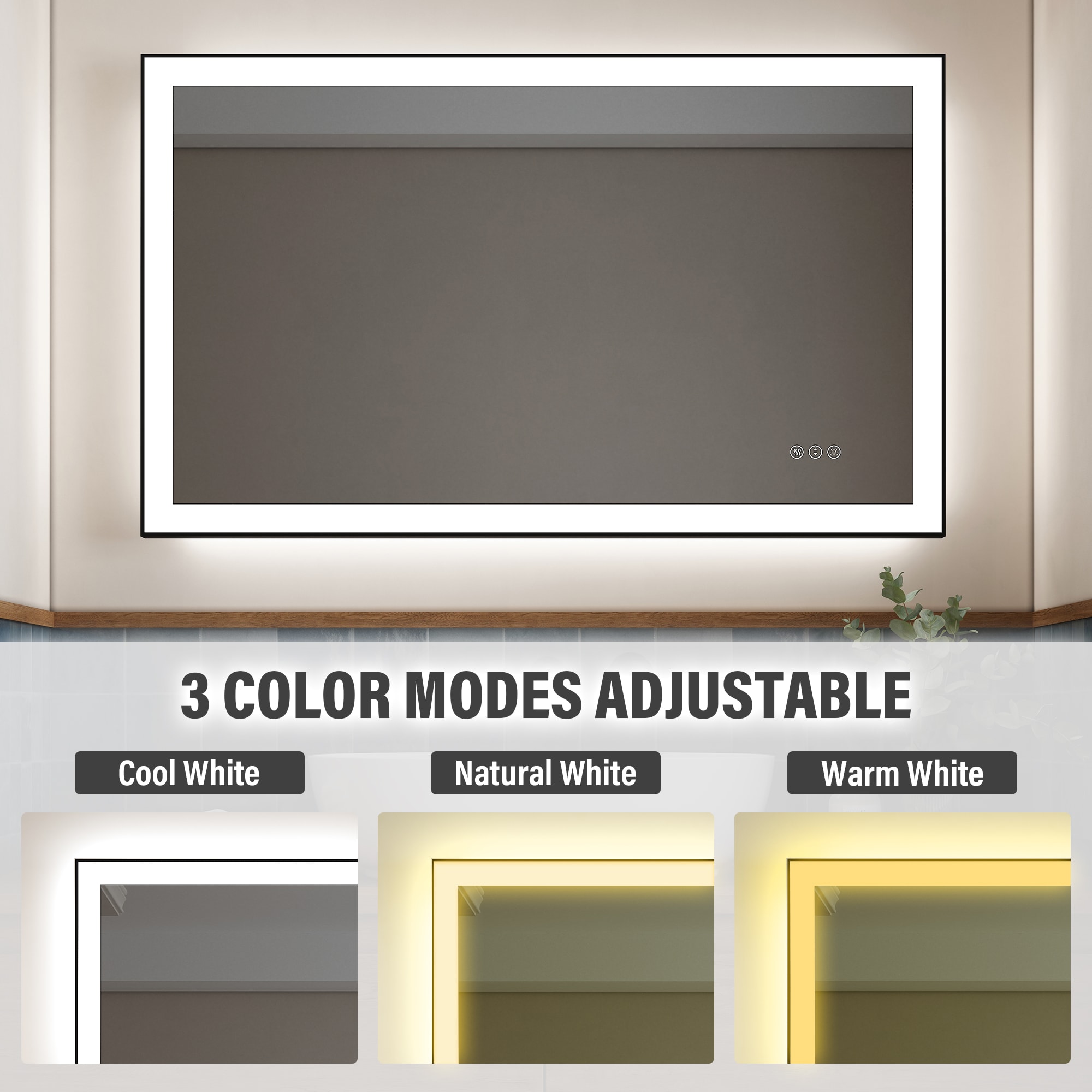 CASAINC MD04-2436SF1 Framed-Bath-Mirrors - View #4