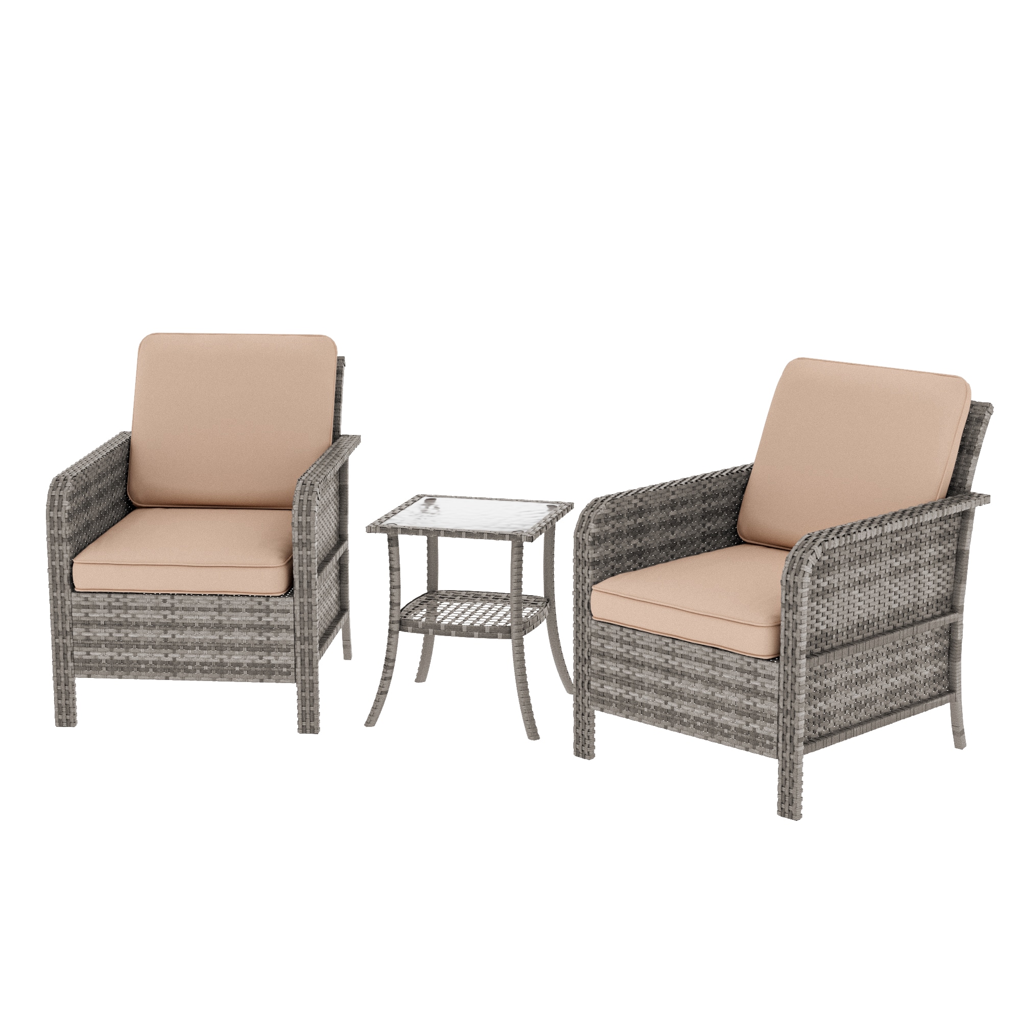 ACEGOSES LW-S2BSD-T3 Patio-Conversation-Sets - View #2