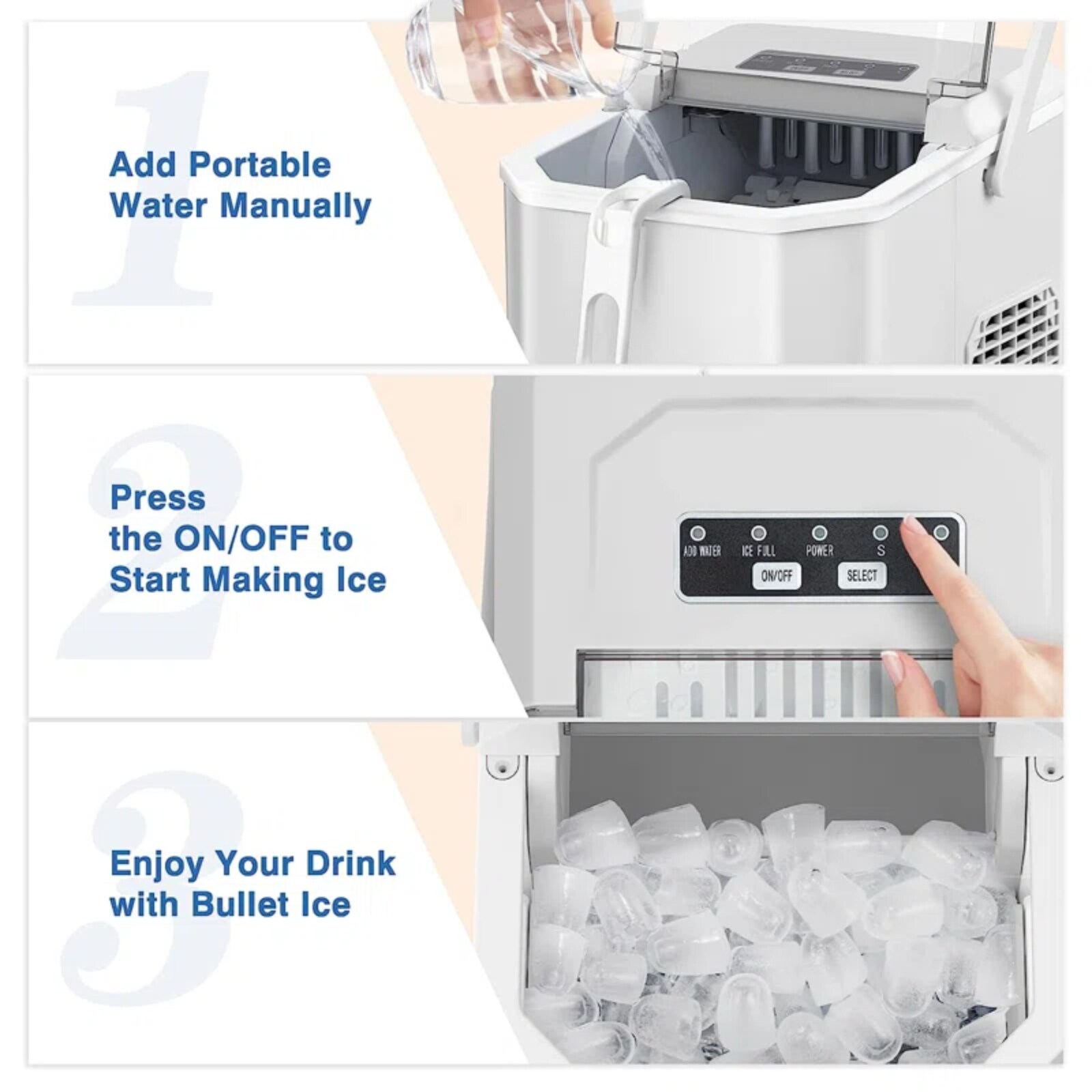 Antarctic Star Z5822G-WHITE Commercial-Ice-Makers - View #9