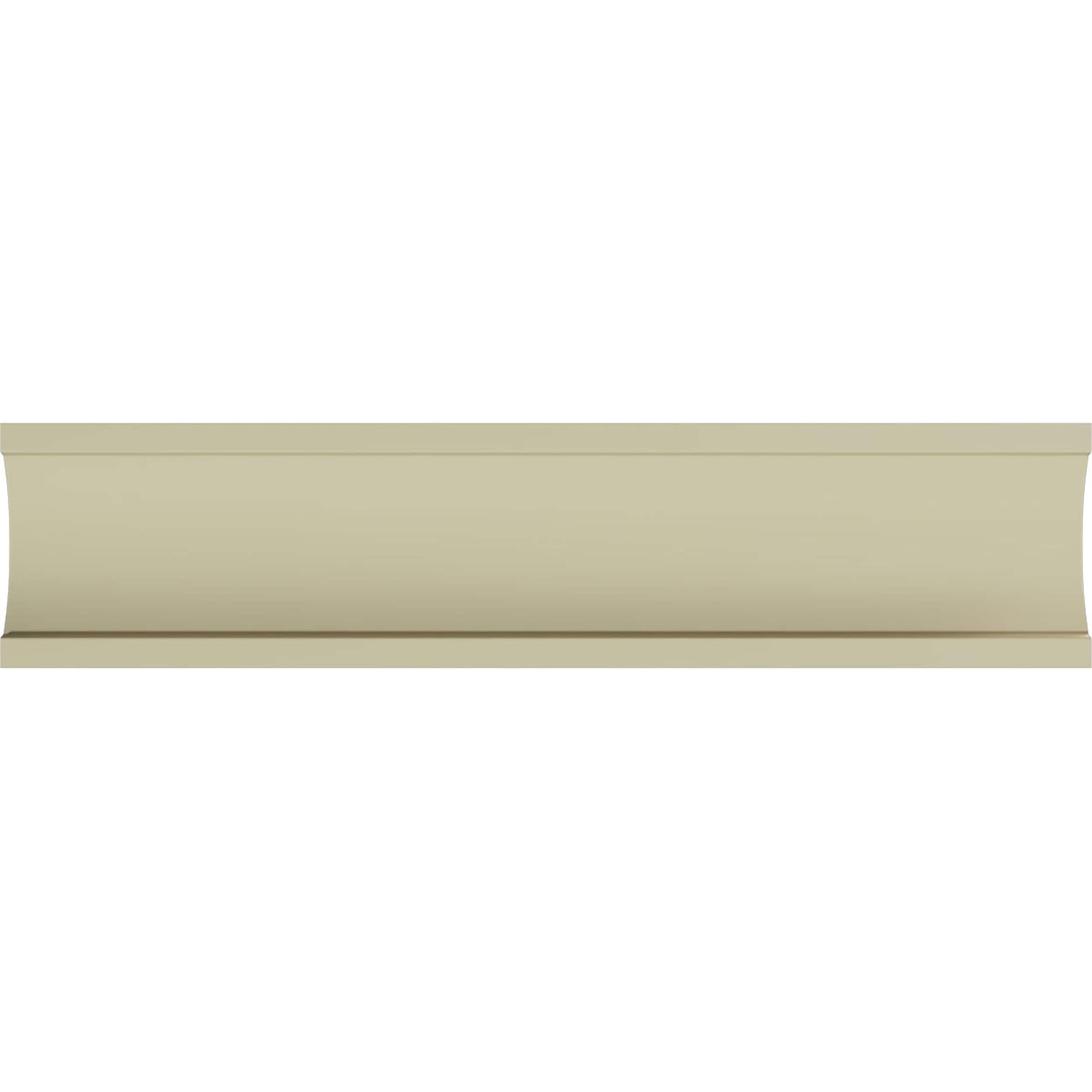 Ekena Millwork 2 1/4"H x 3/4"P x 94 1/2"L, (1 5/8" Repeat), Haylynn Chair Rail