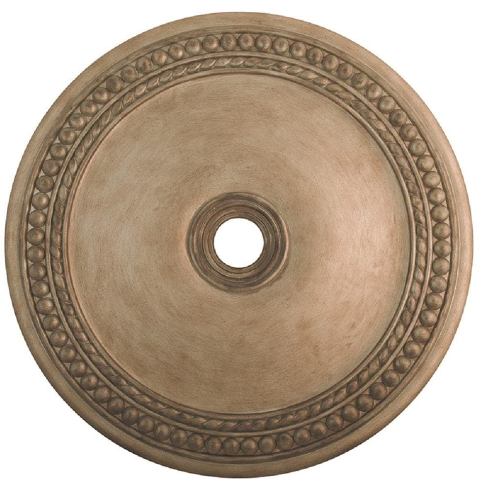 Livex Lighting 82078-73 Wingate 42-in W x 42-in L Traditional Antique Silver Leaf Polyurethane Ceiling Medallion