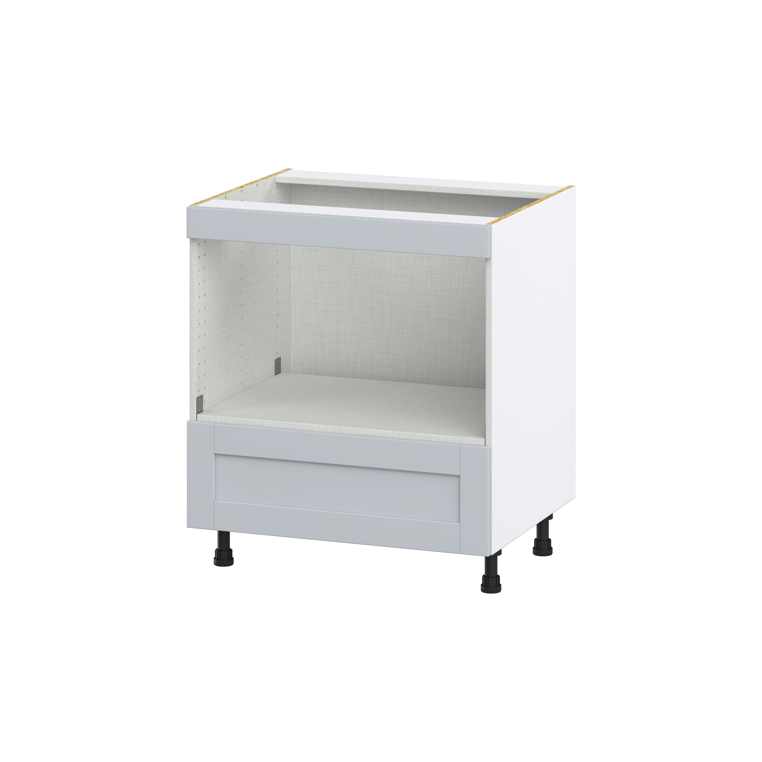 Hugo&Borg Charlesberg 30-in W x 34.5-in H x 24-in D Gray 1-Drawer Base Fully Assembled Cabinet