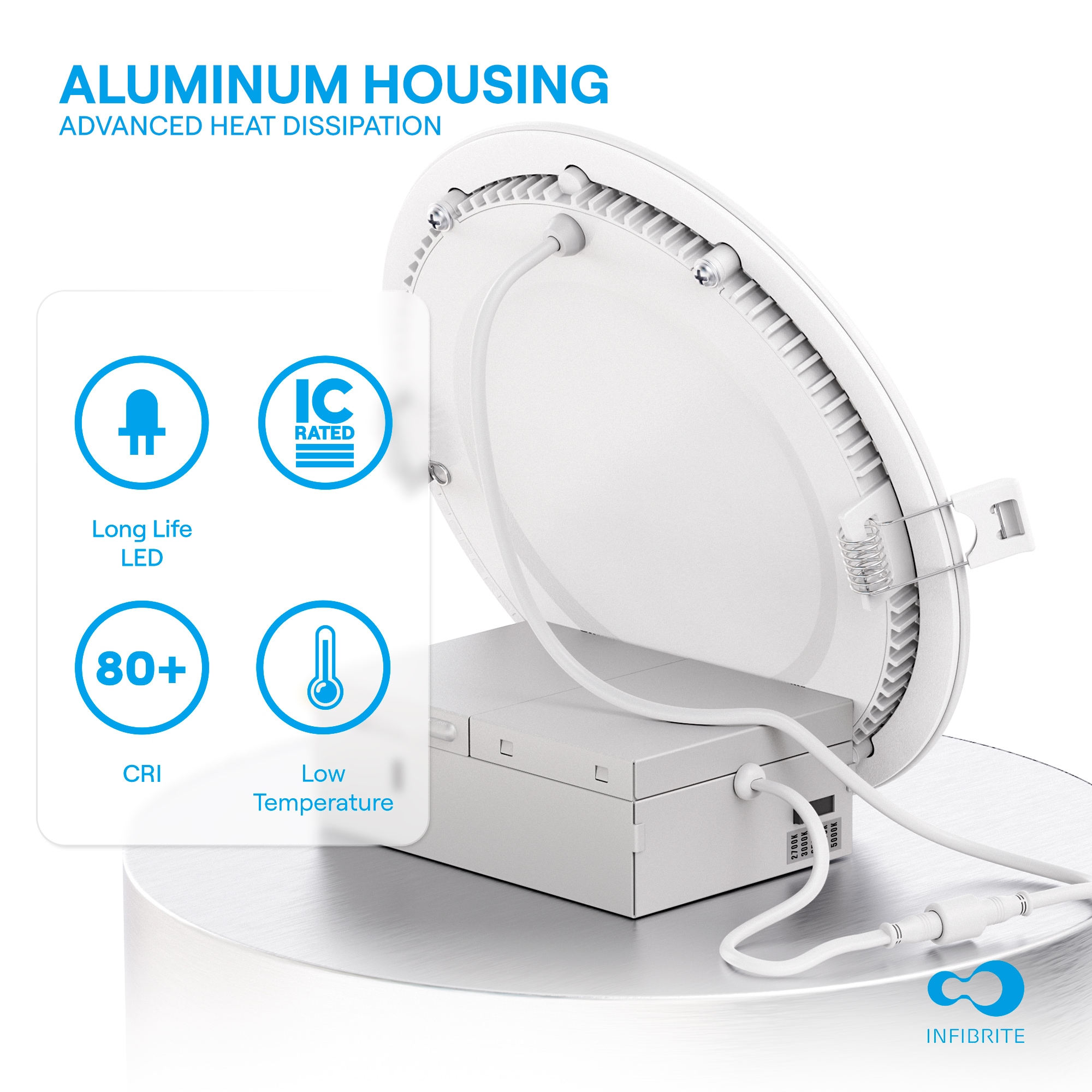 Infibrite IB-002-8-12W-HL Led-Retrofit-Downlight - View #3