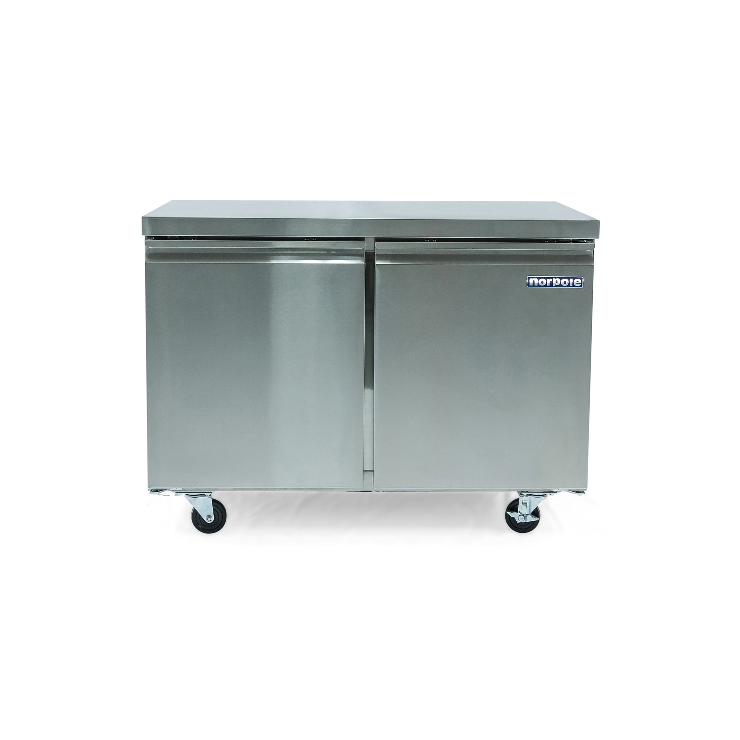 Norpole 12-Cu. Feet Undercounter Frost-free Commercial Freezer in Stainless Steel #NP2F-48UC