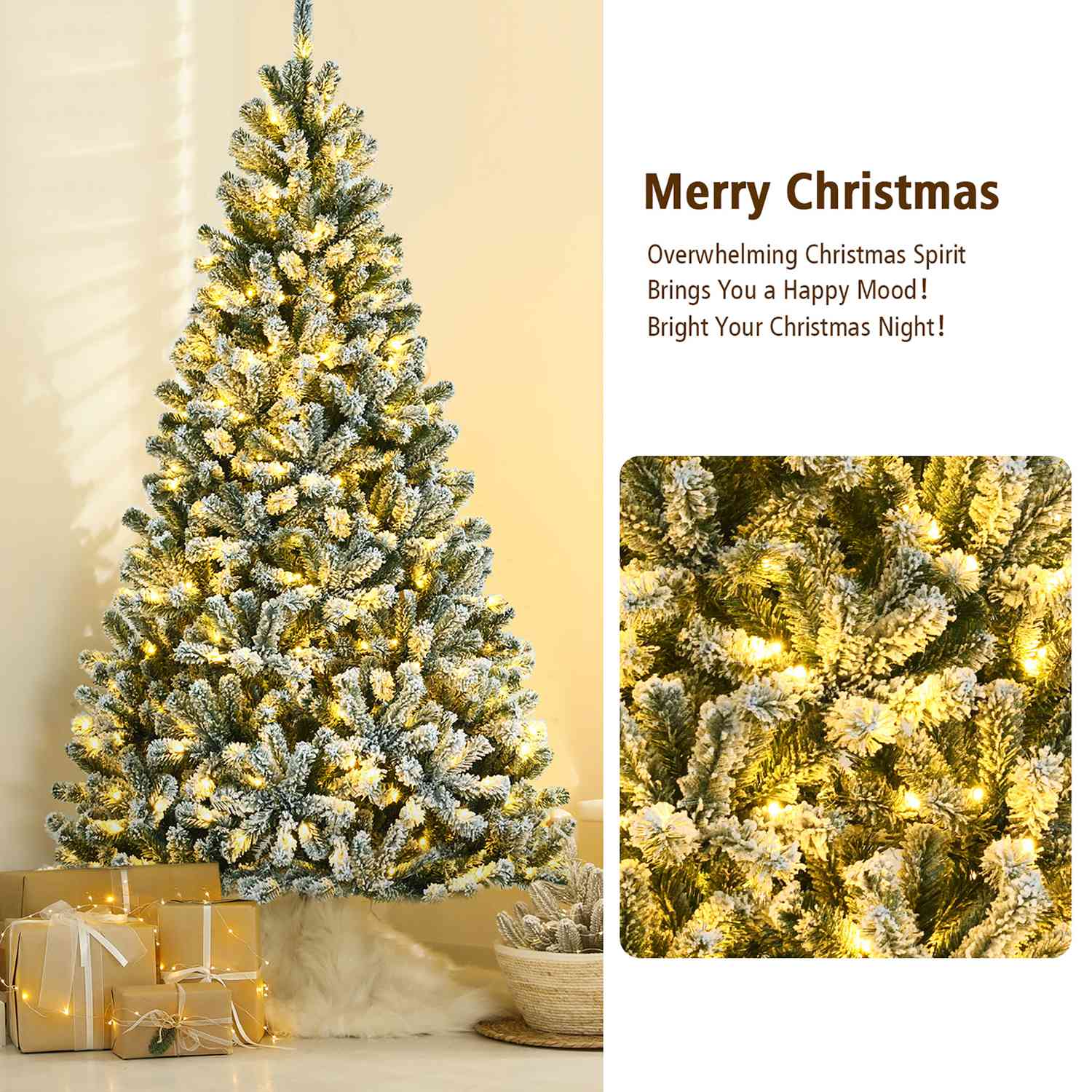 Costway CSHY001226 Artificial-Christmas-Trees - View #7