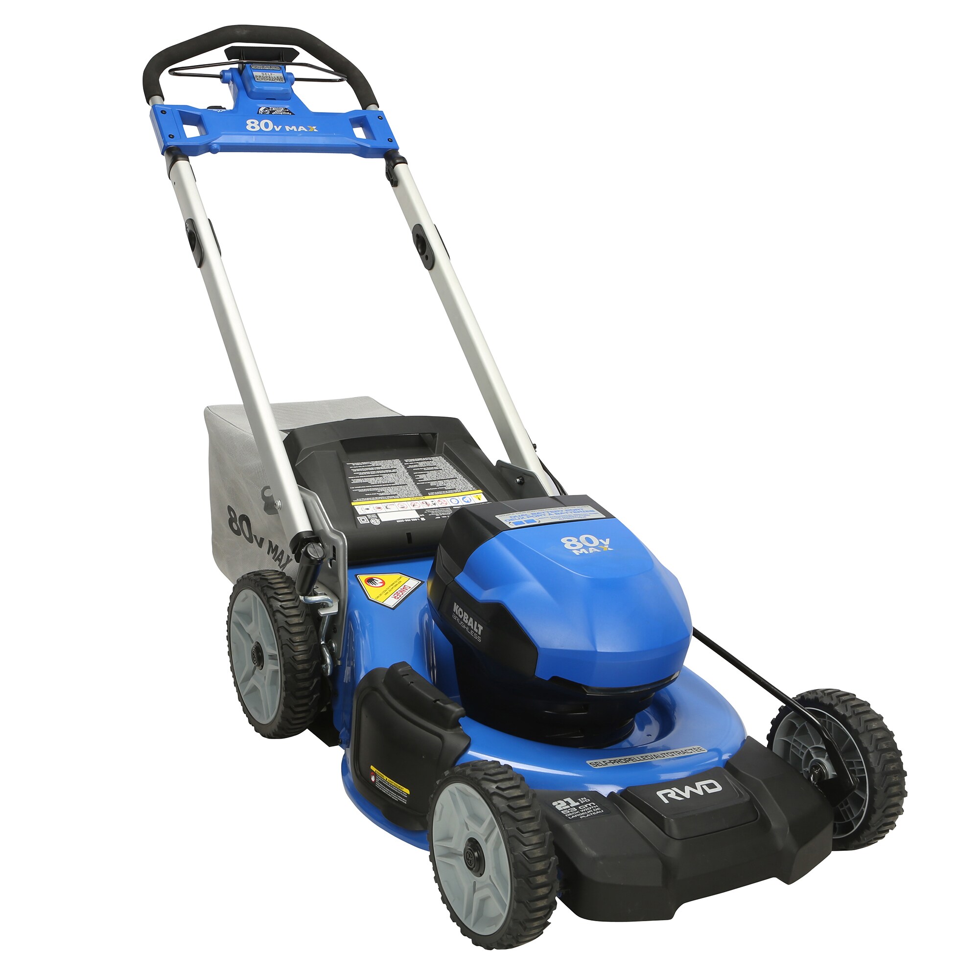 Kobalt 80v deals battery lawn mower