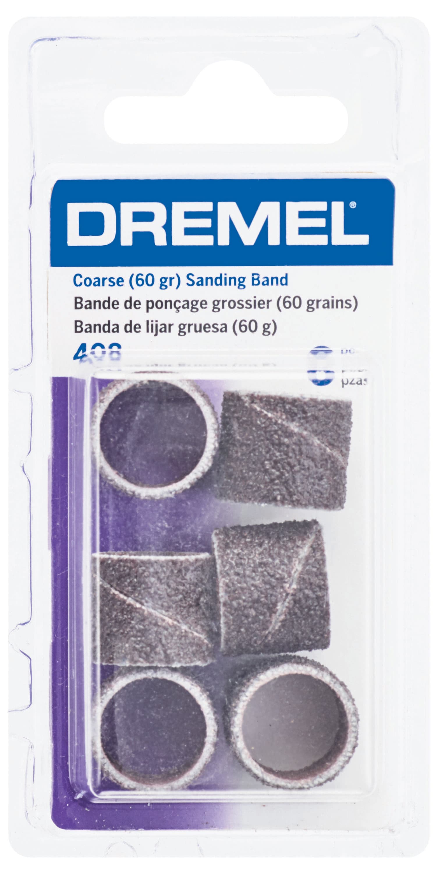 TEMO 100 PC 1/2 inch (13mm) Sand Drum Grit 120 Medium with 2 PC 1/8 inch (3mm) Mandrel Fit Dremel and Compatible Rotary Tools
