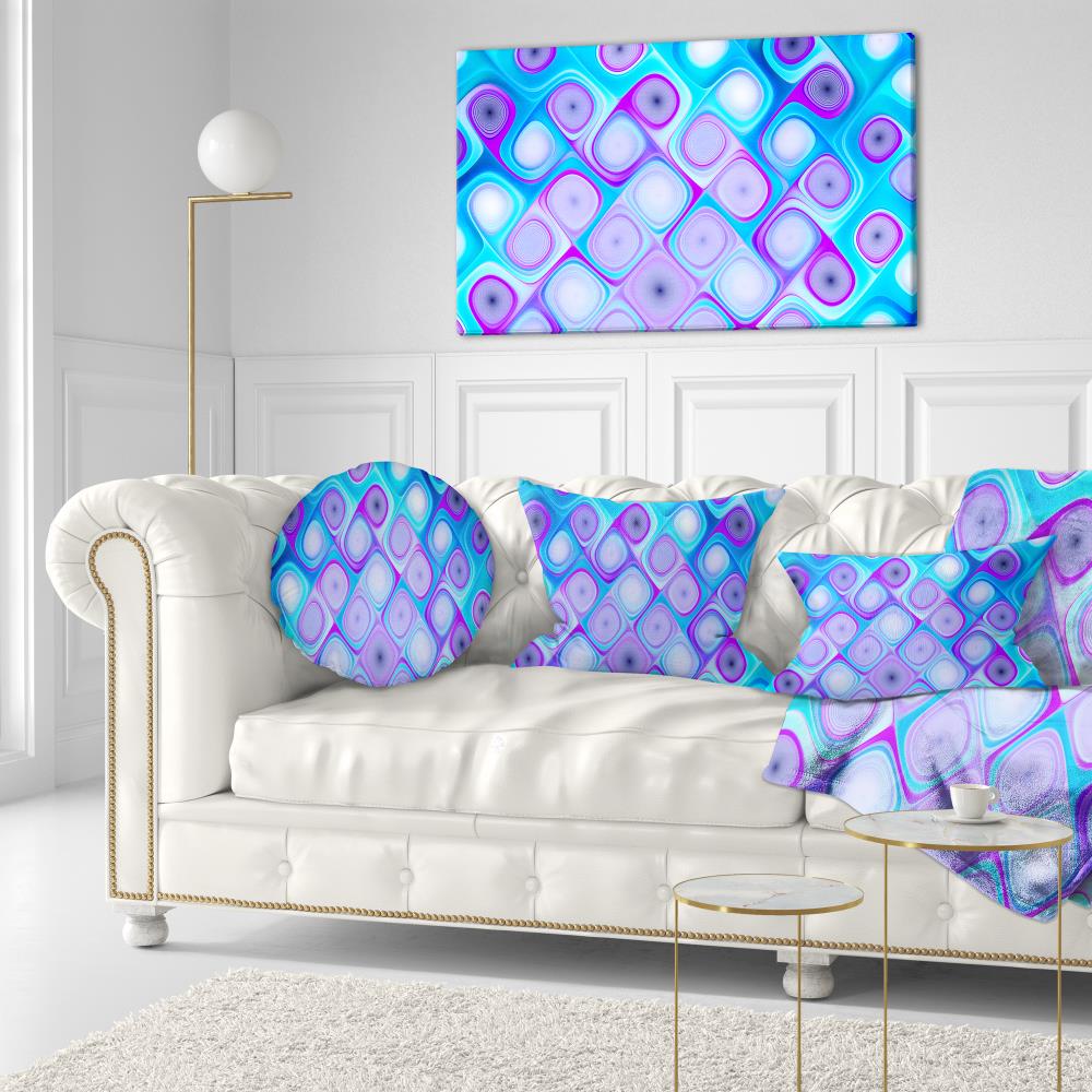 Designart CU16011-12-20 12-in x 20-in Purple Indoor Decorative Pillow