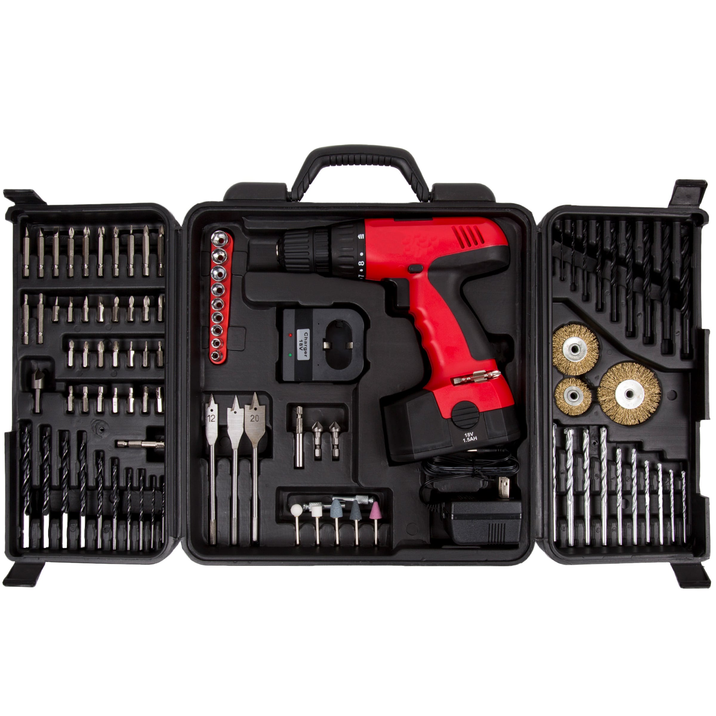 Fleming Supply 18-volt 3/8-in Keyed Cordless Drill (1-Battery Included,  Charger Included and Hard Case included) in the Drills department at