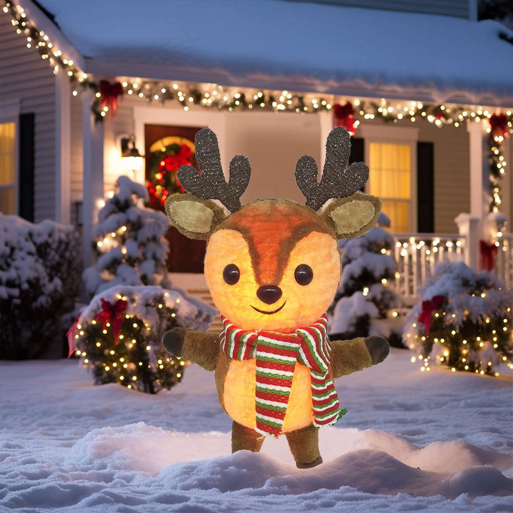Holiday Living 2-ft LED Pop Up Reindeer Decoration ES69-482L Holiday Living 2-ft LED Pop Up Reindeer Decoration ES69-482L