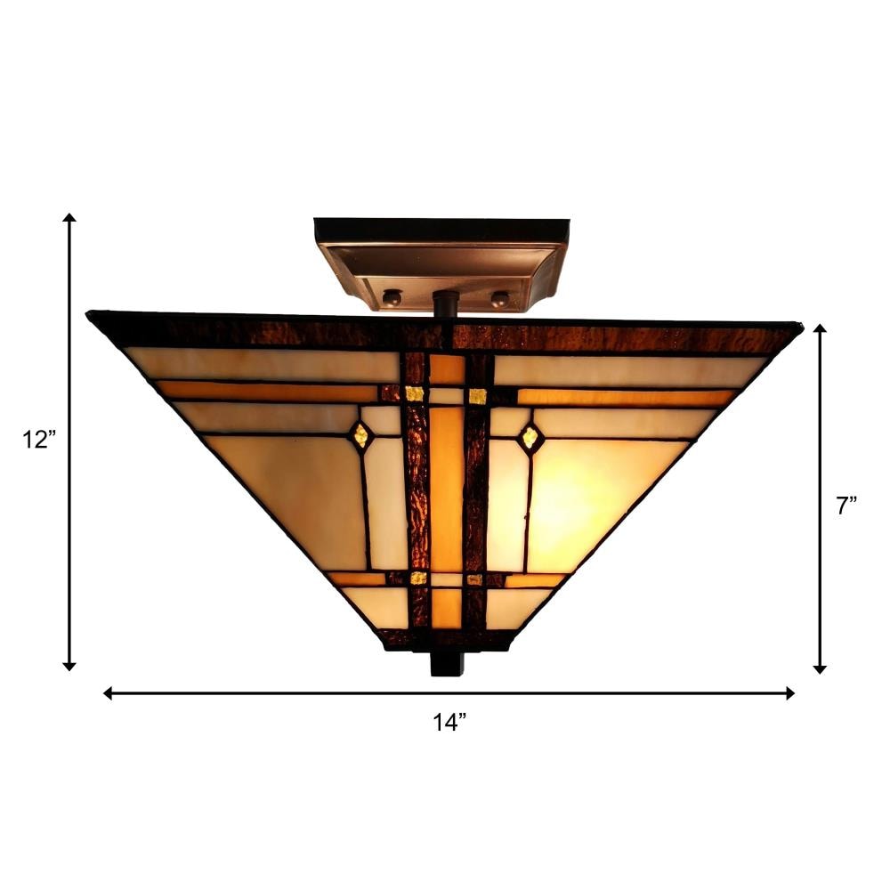 Amora Lighting AM085CL14B flushmounts - View #3