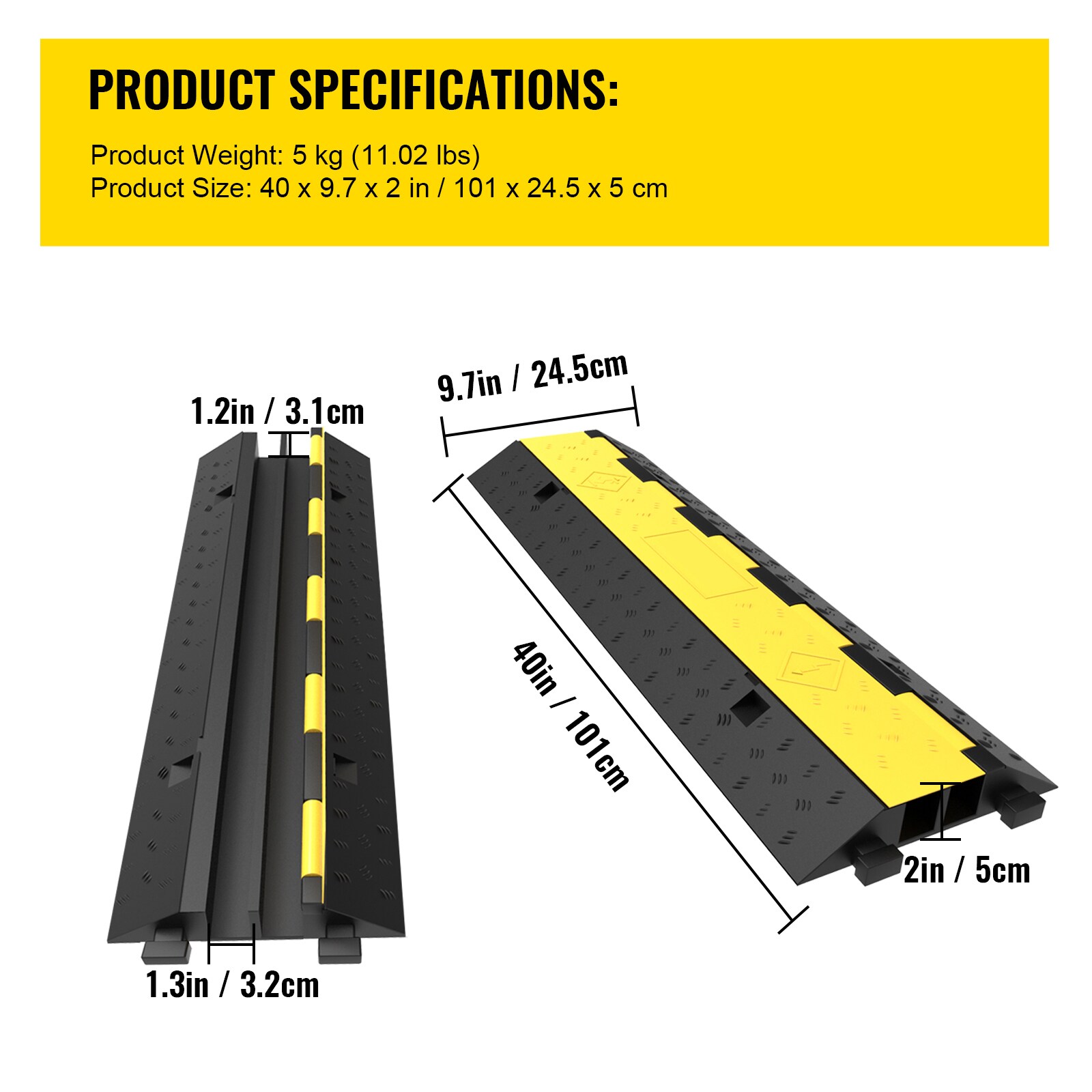 VEVOR SCDLBHQXSLX501474V0 Cord-Surface-Raceway - View #7