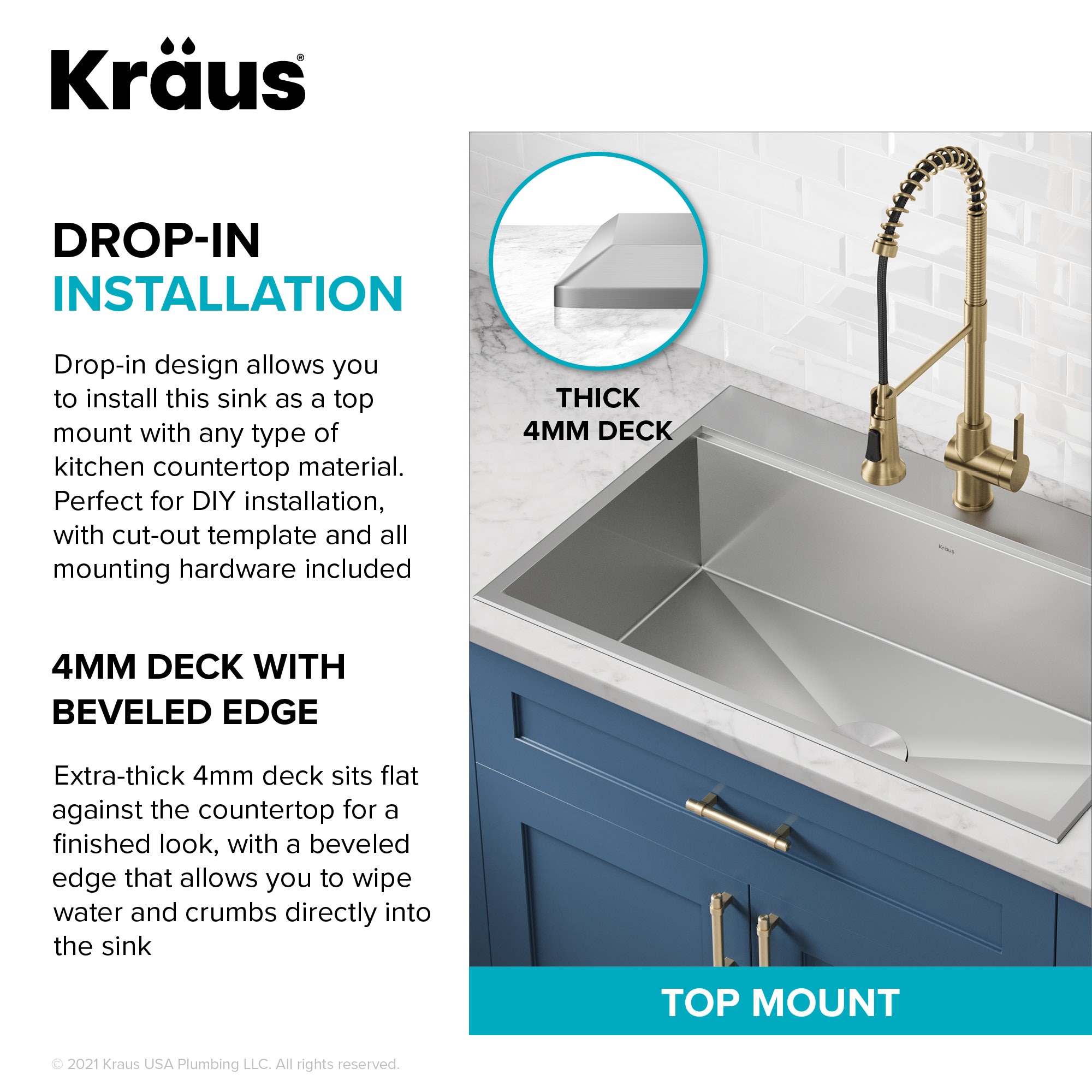 Kraus KWT330-33 Kitchen-Sinks - View #7